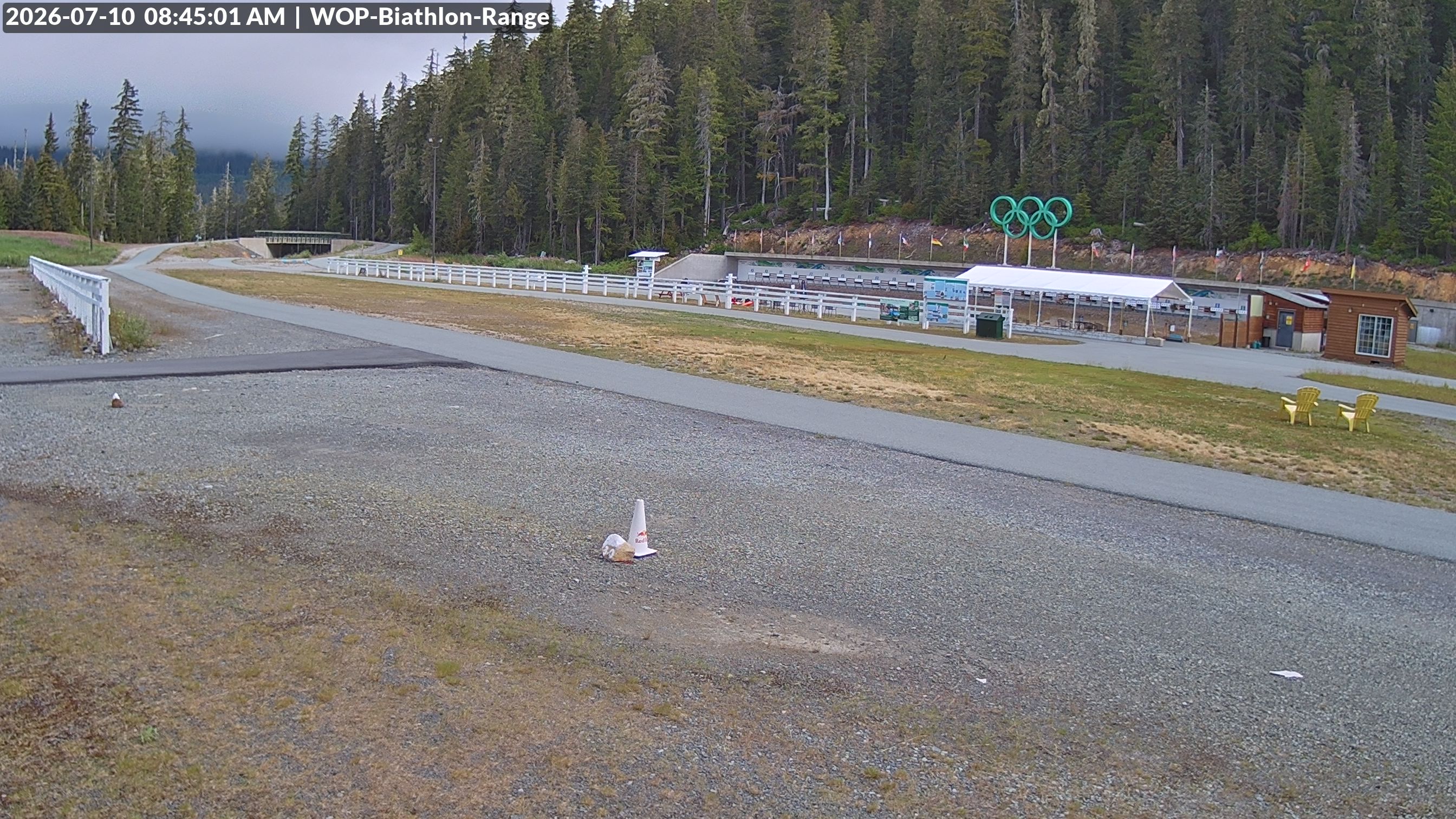 View looking North East to the Olympic Biathlon Range