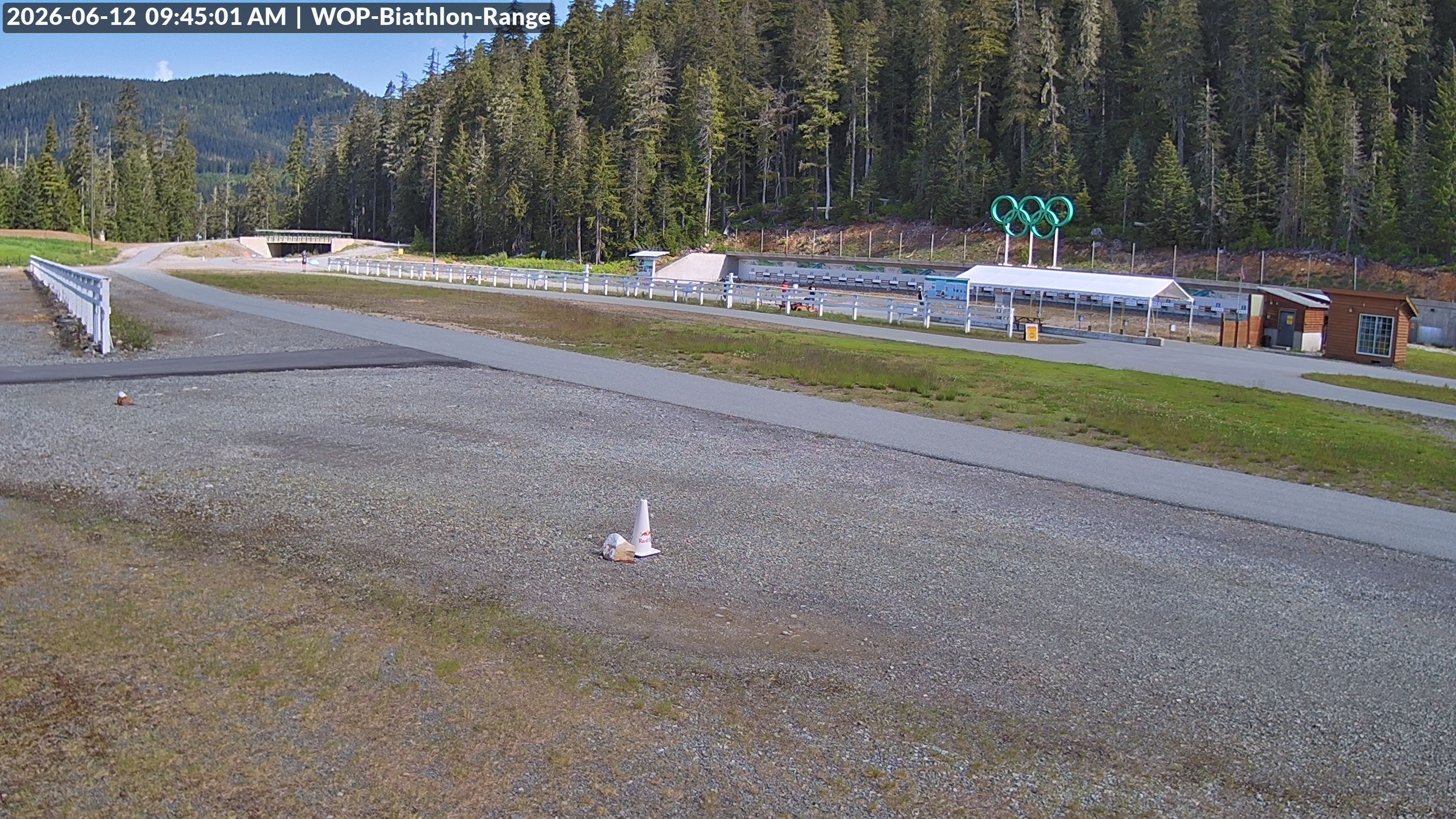 View looking North East to the Olympic Biathlon Range