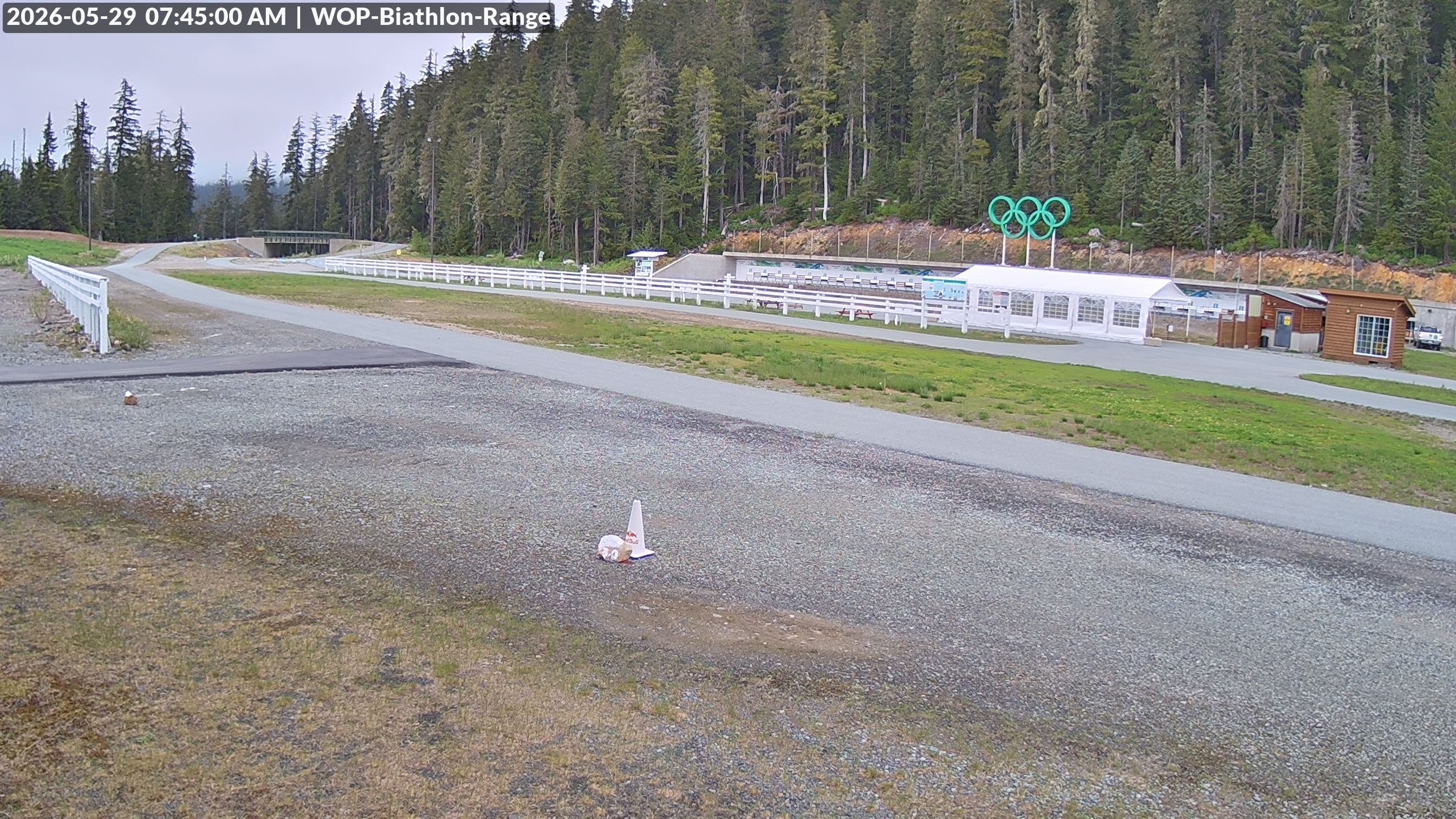 View looking North East to the Olympic Biathlon Range