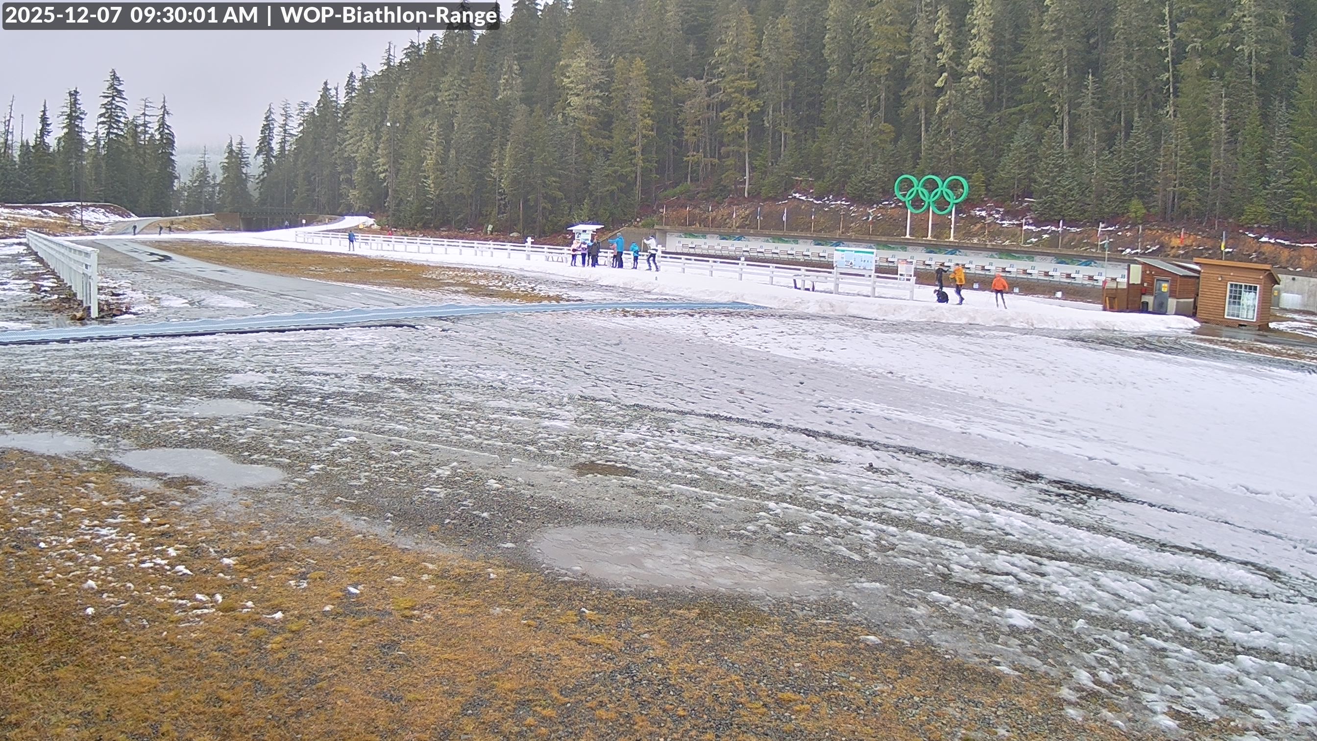 View looking North East to the Olympic Biathlon Range