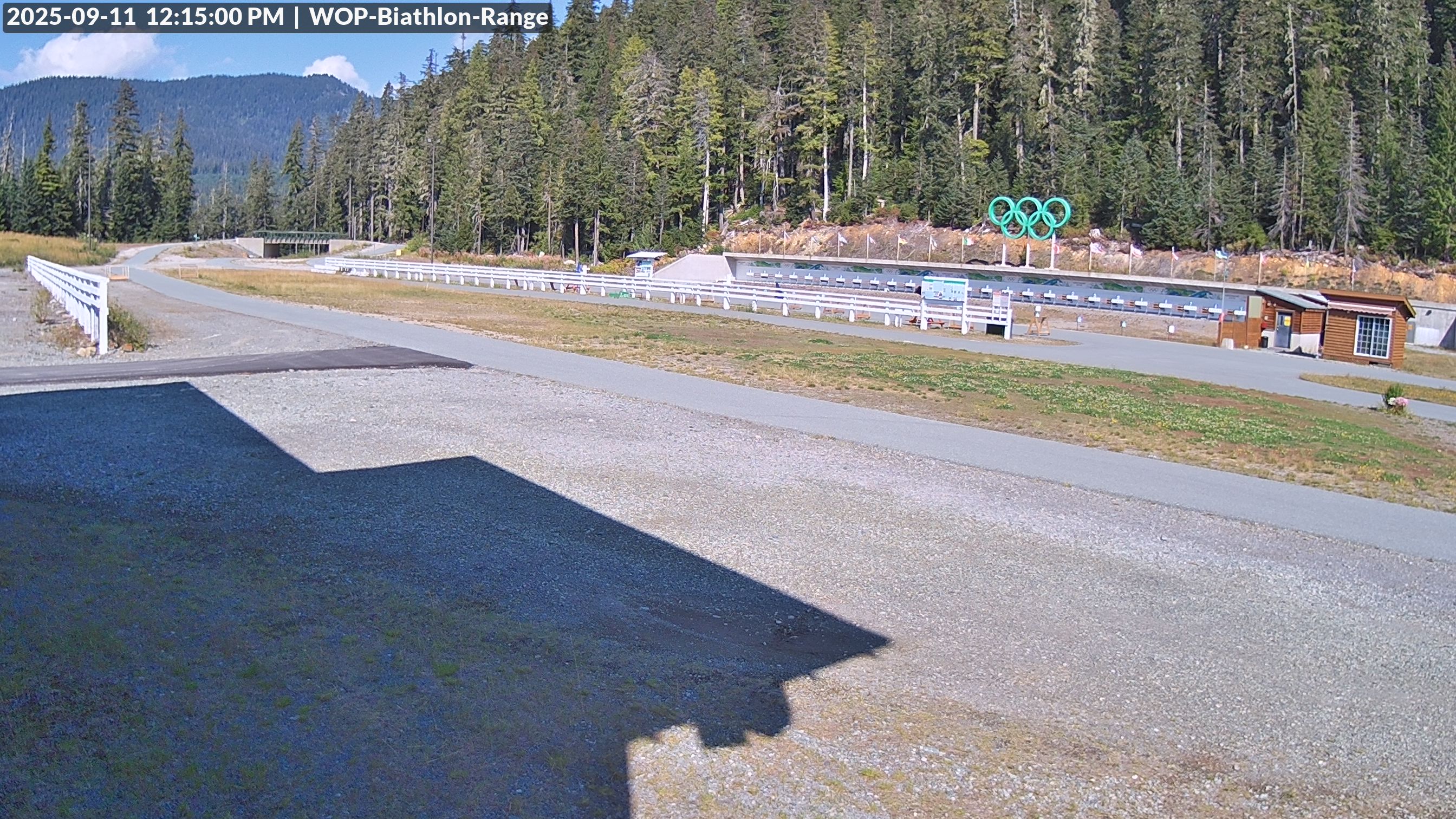 View looking North East to the Olympic Biathlon Range