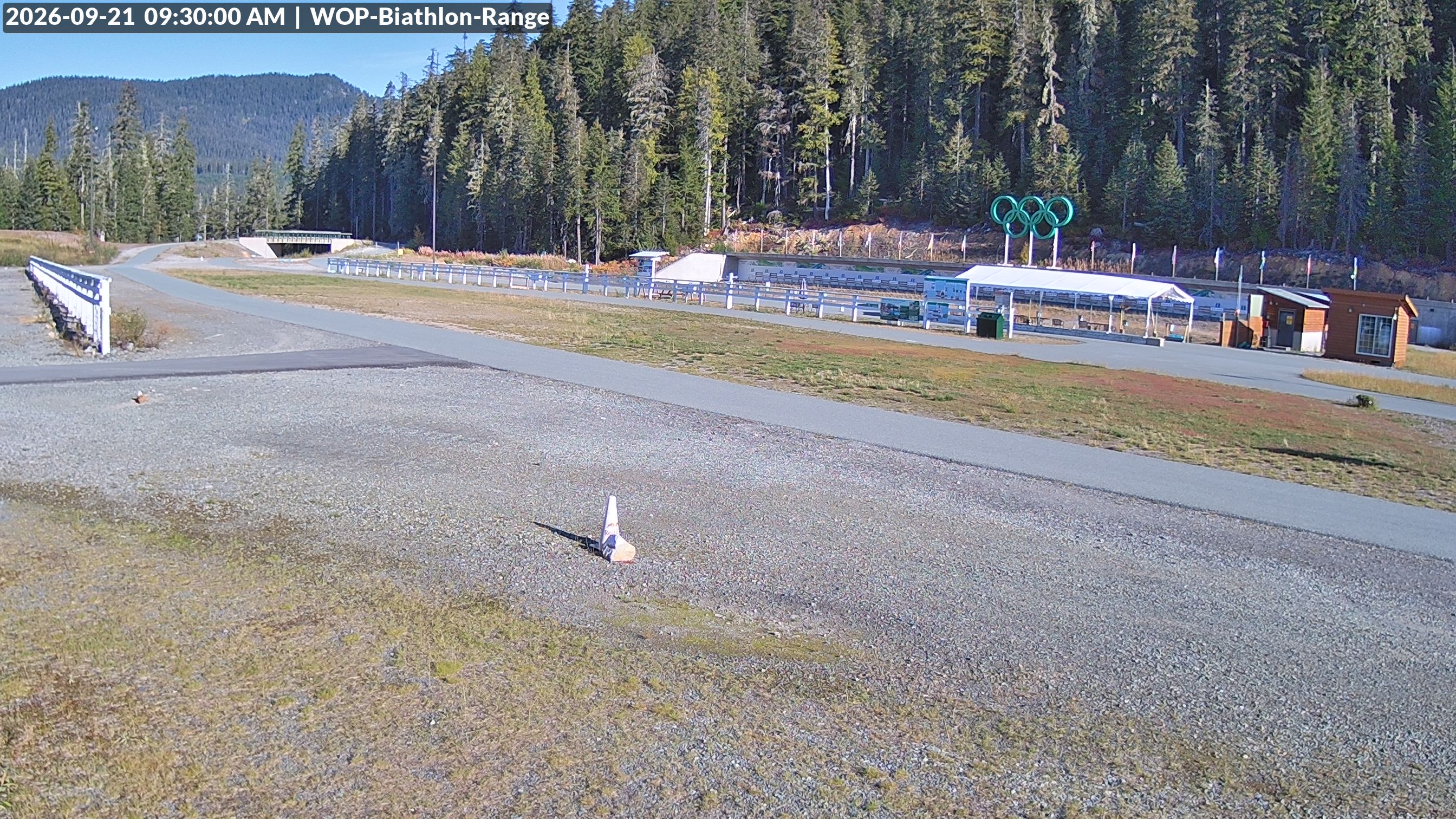 View looking North East to the Olympic Biathlon Range