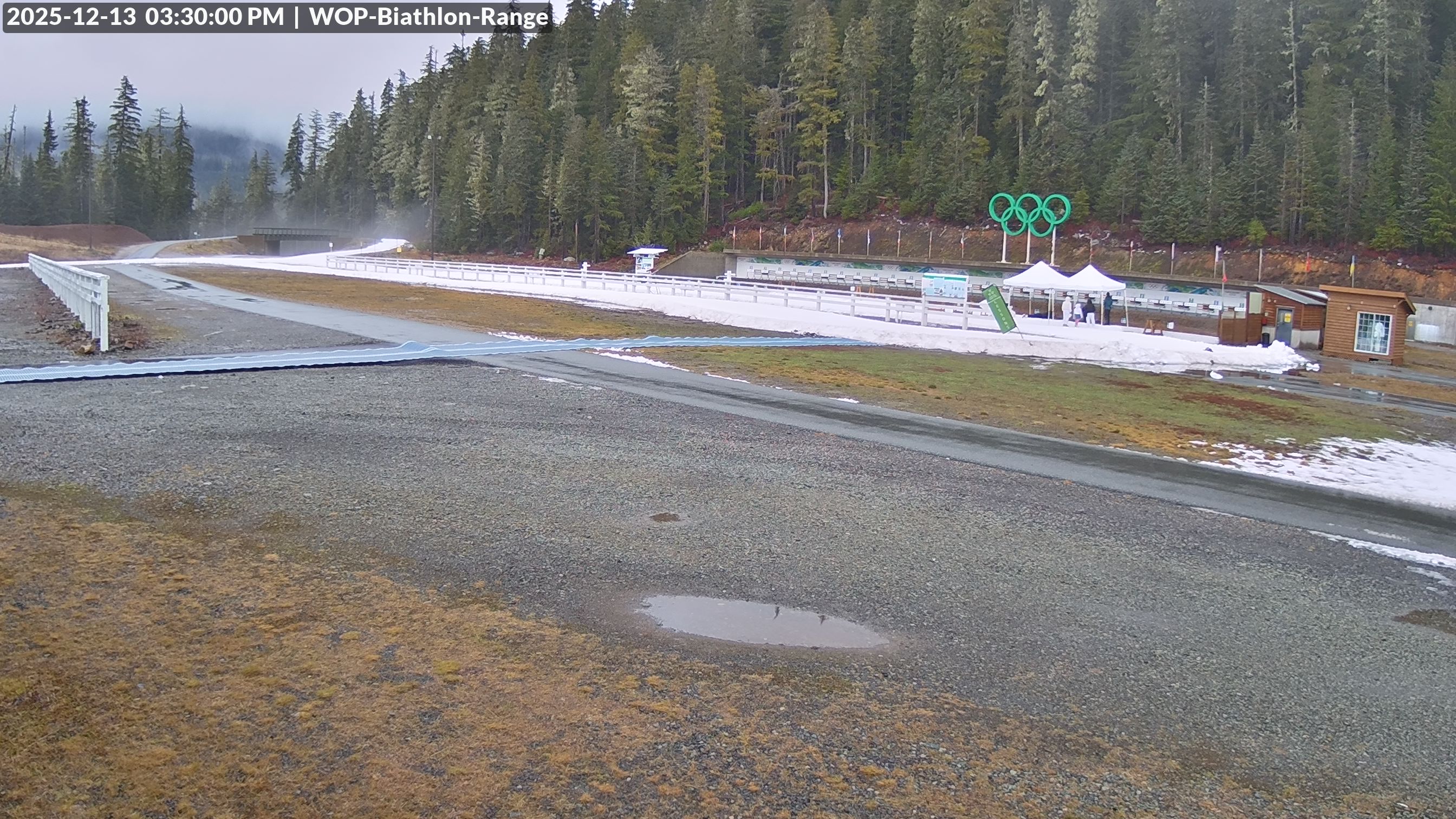 View looking North East to the Olympic Biathlon Range