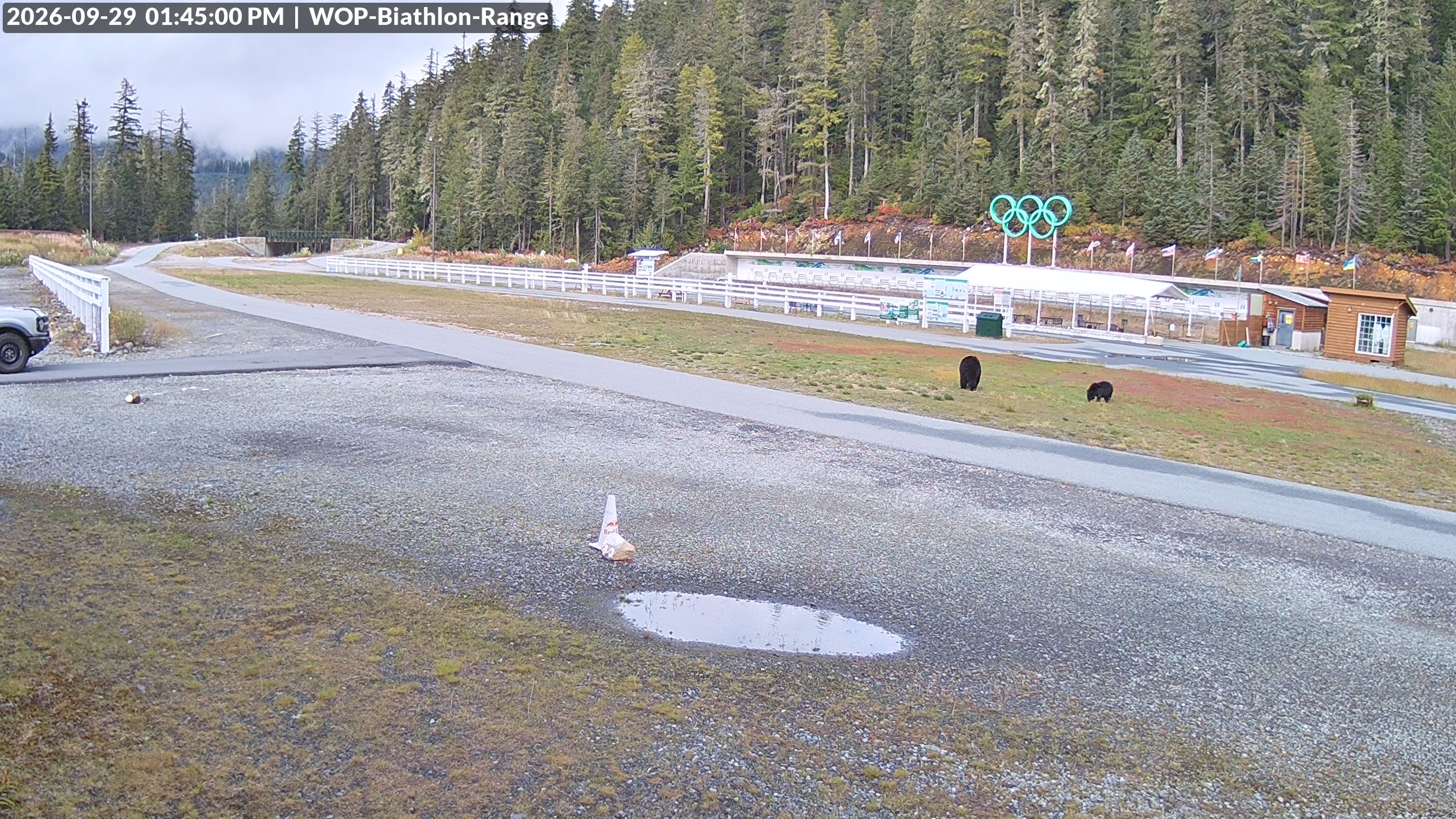 View looking North East to the Olympic Biathlon Range