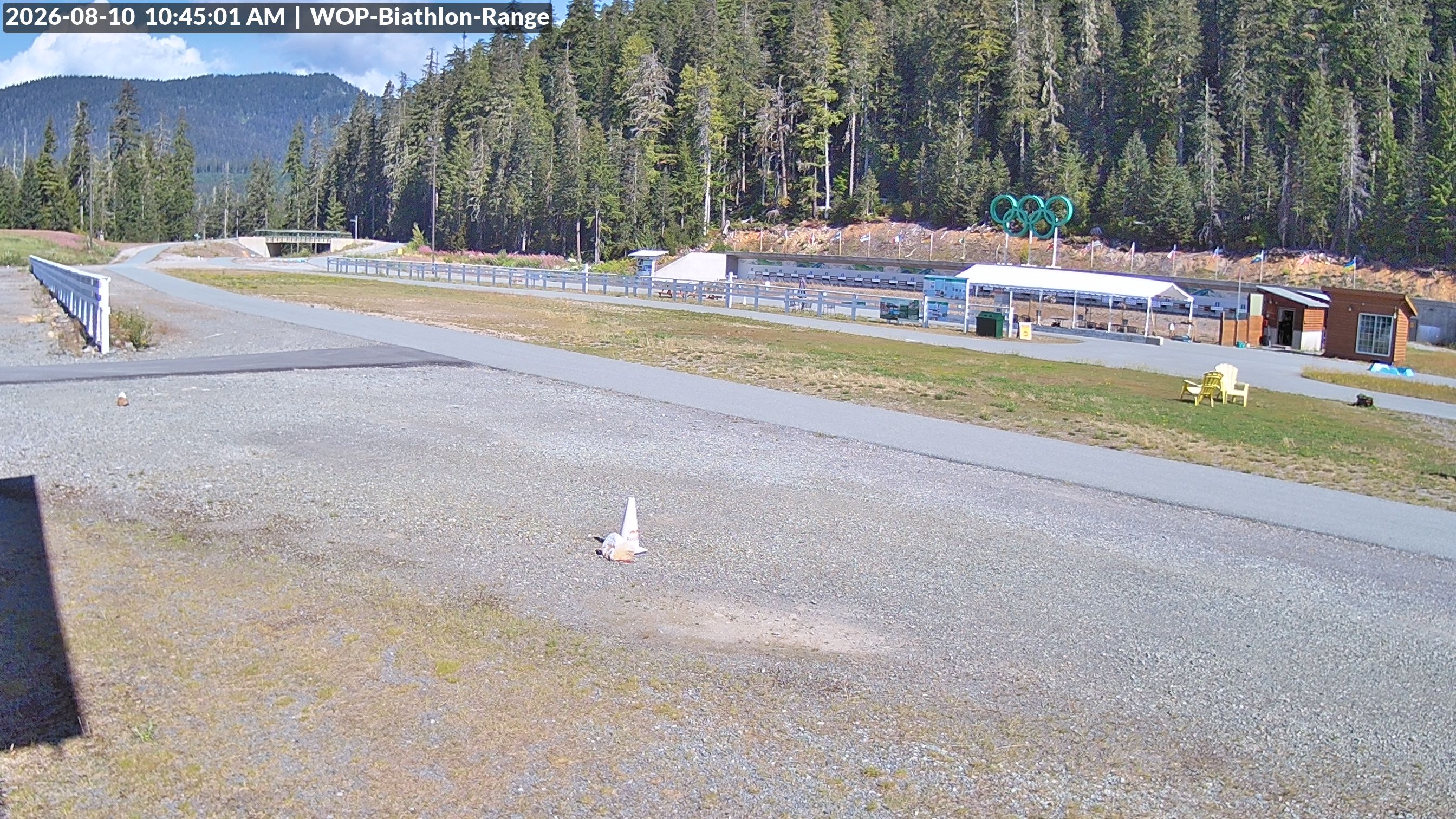 View looking North East to the Olympic Biathlon Range