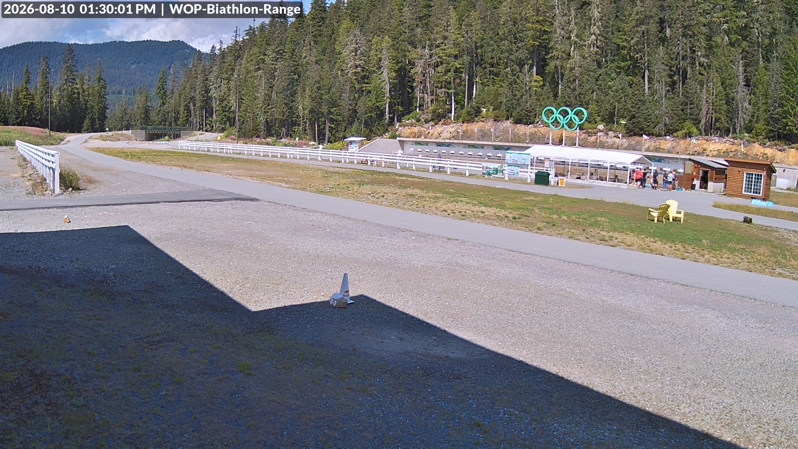 View looking North East to the Olympic Biathlon Range