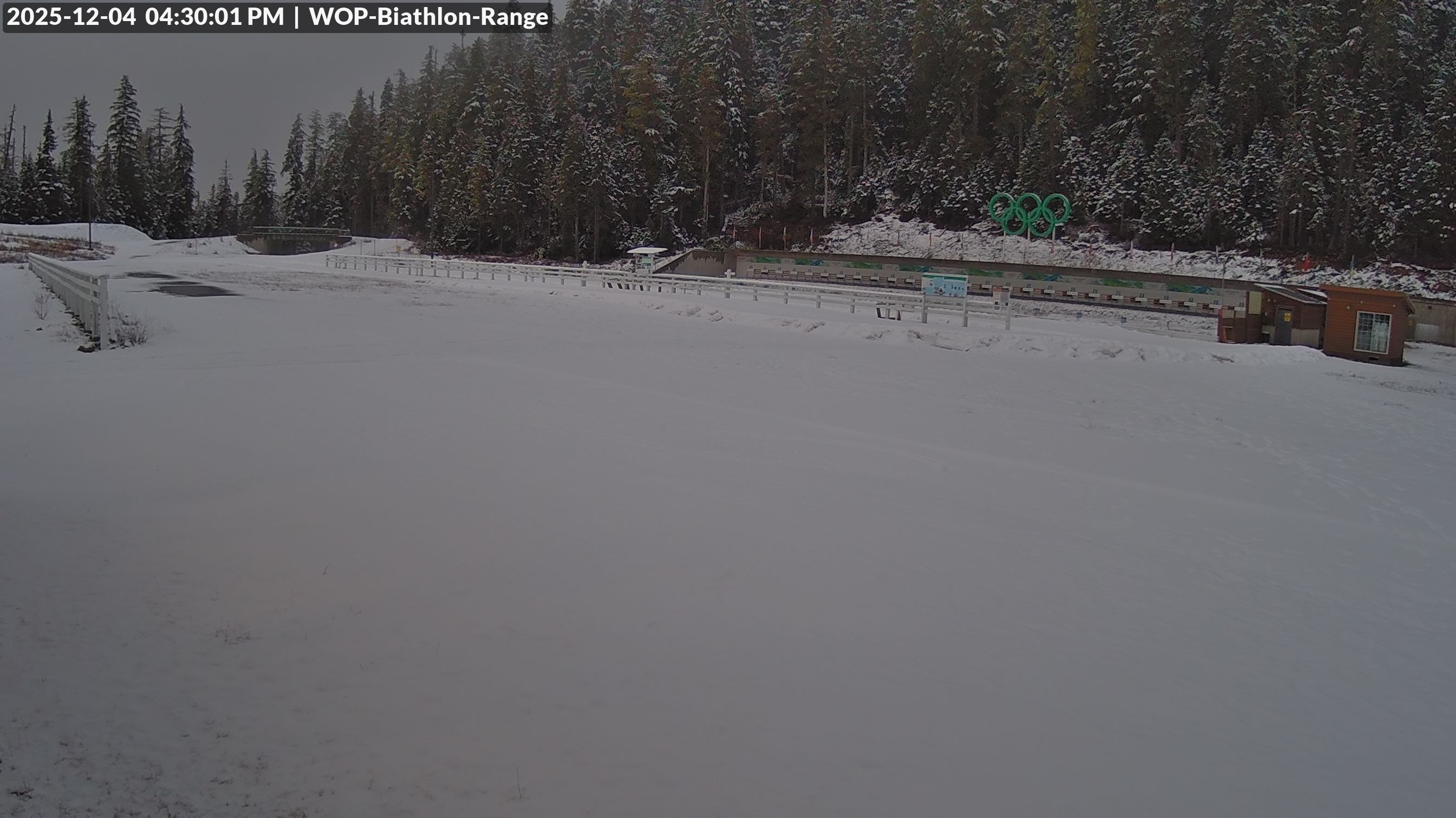 View looking North East to the Olympic Biathlon Range