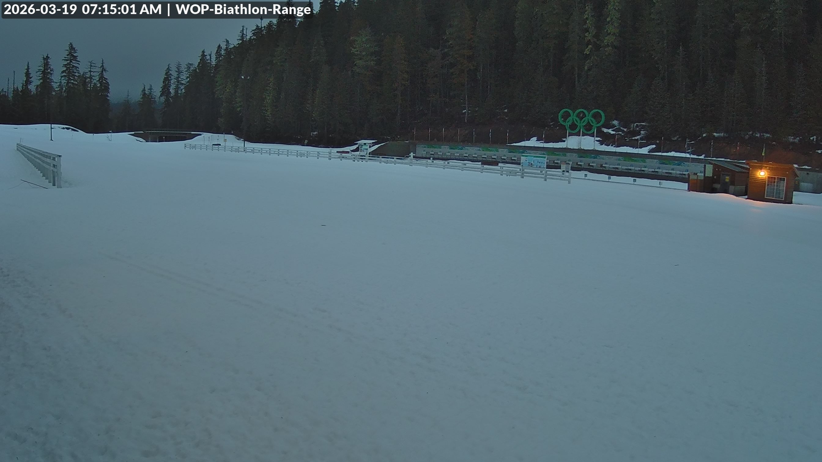 View looking North East to the Olympic Biathlon Range
