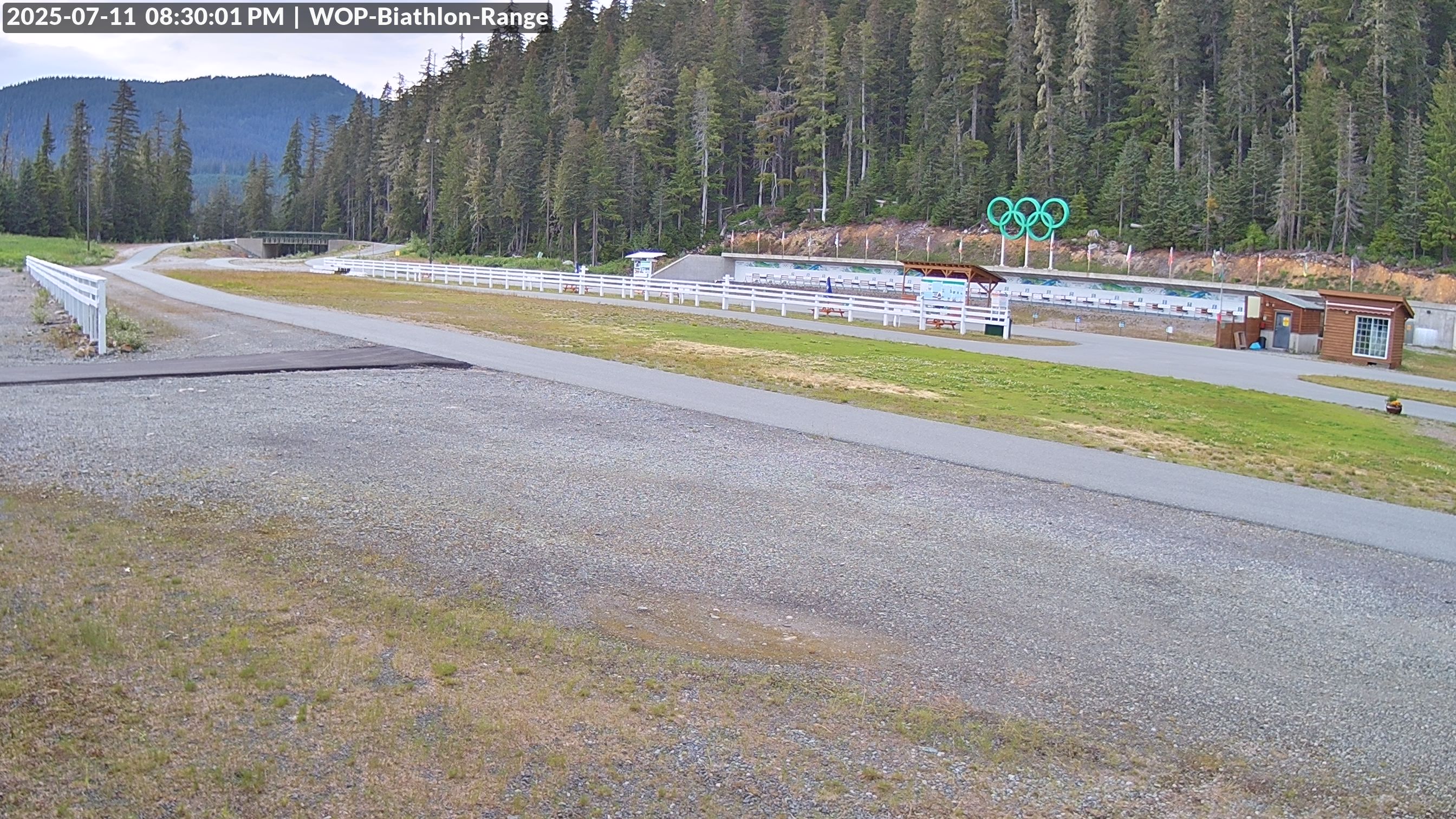 View looking North East to the Olympic Biathlon Range