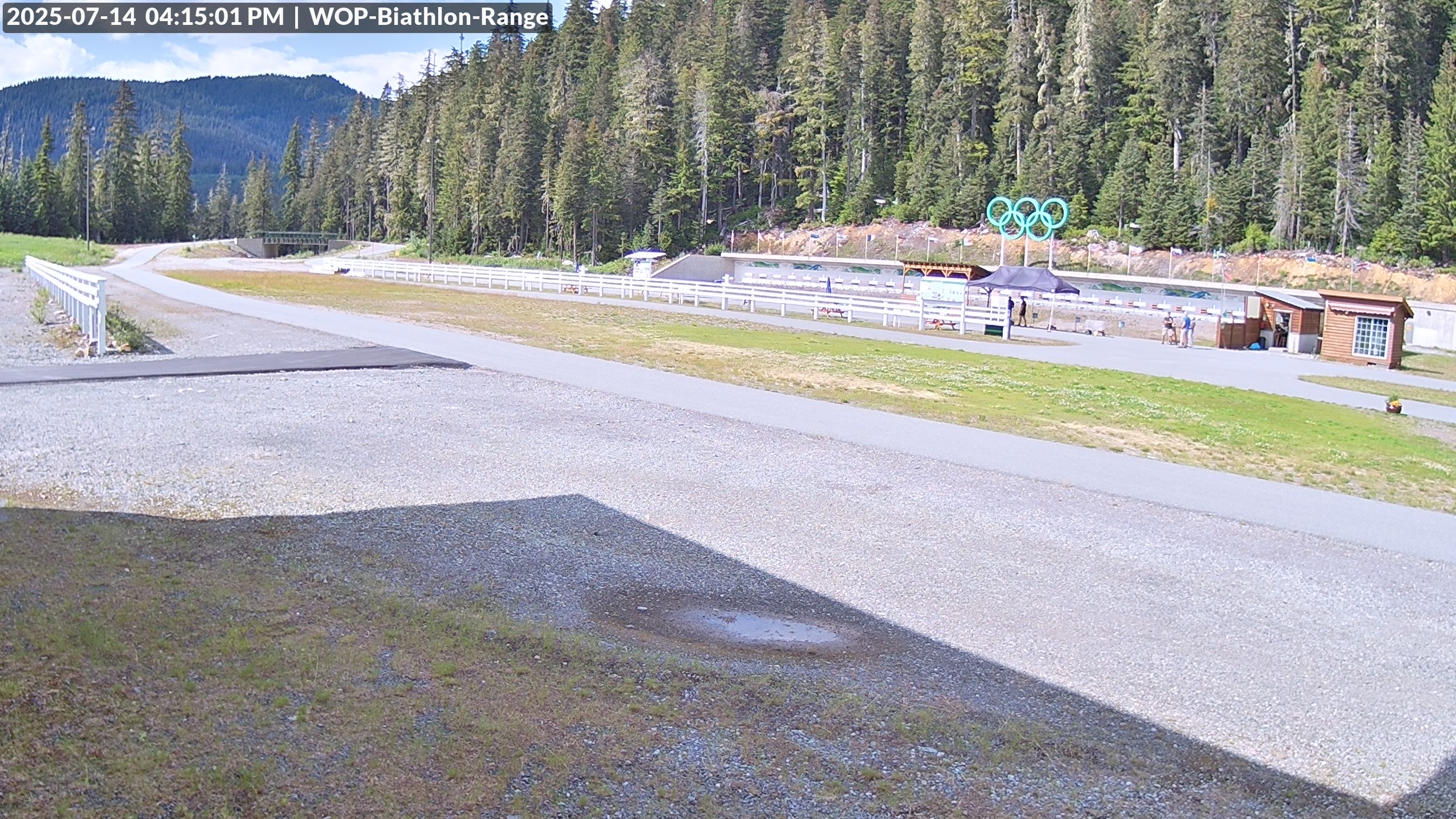 View looking North East to the Olympic Biathlon Range