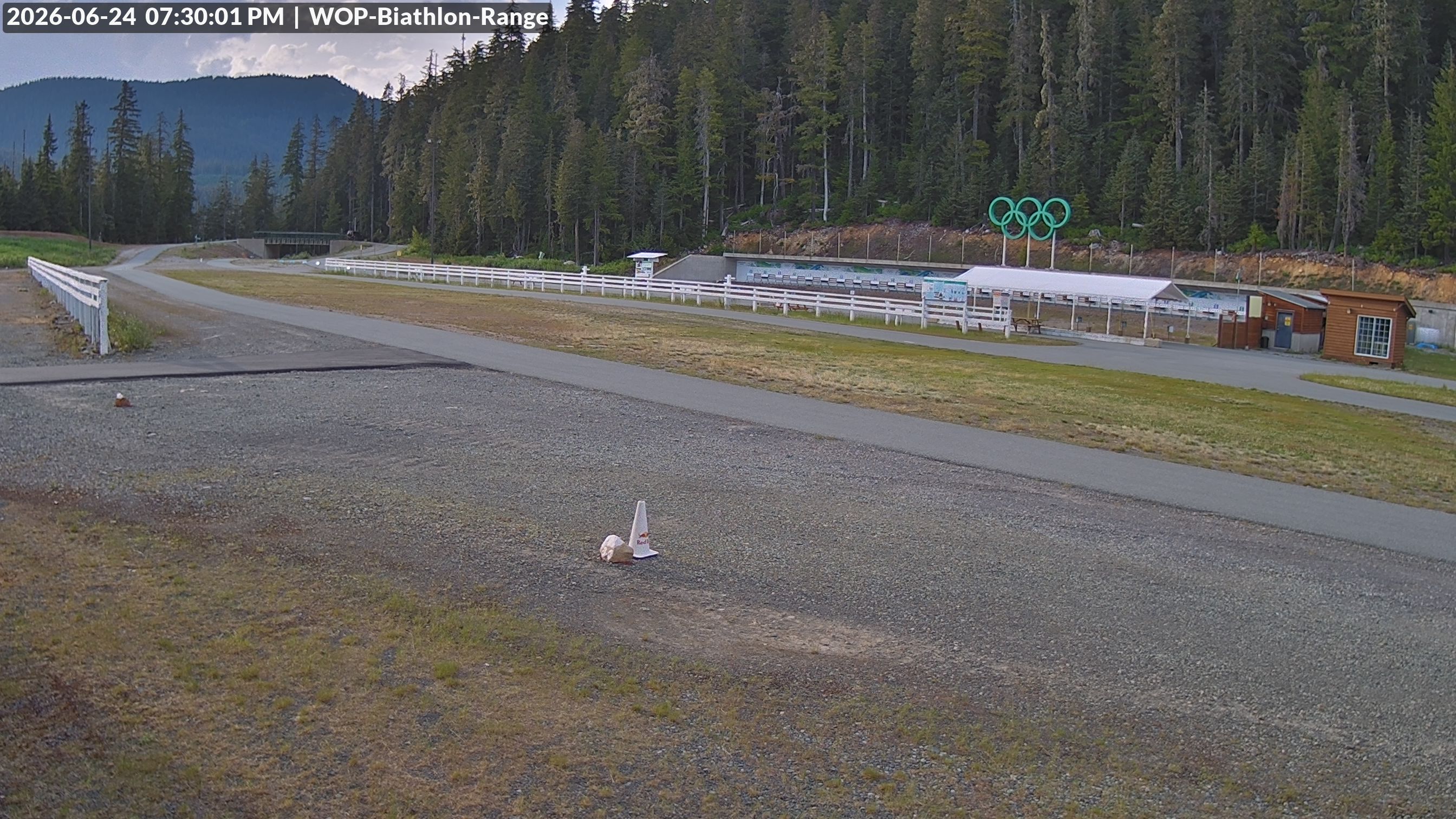 View looking North East to the Olympic Biathlon Range