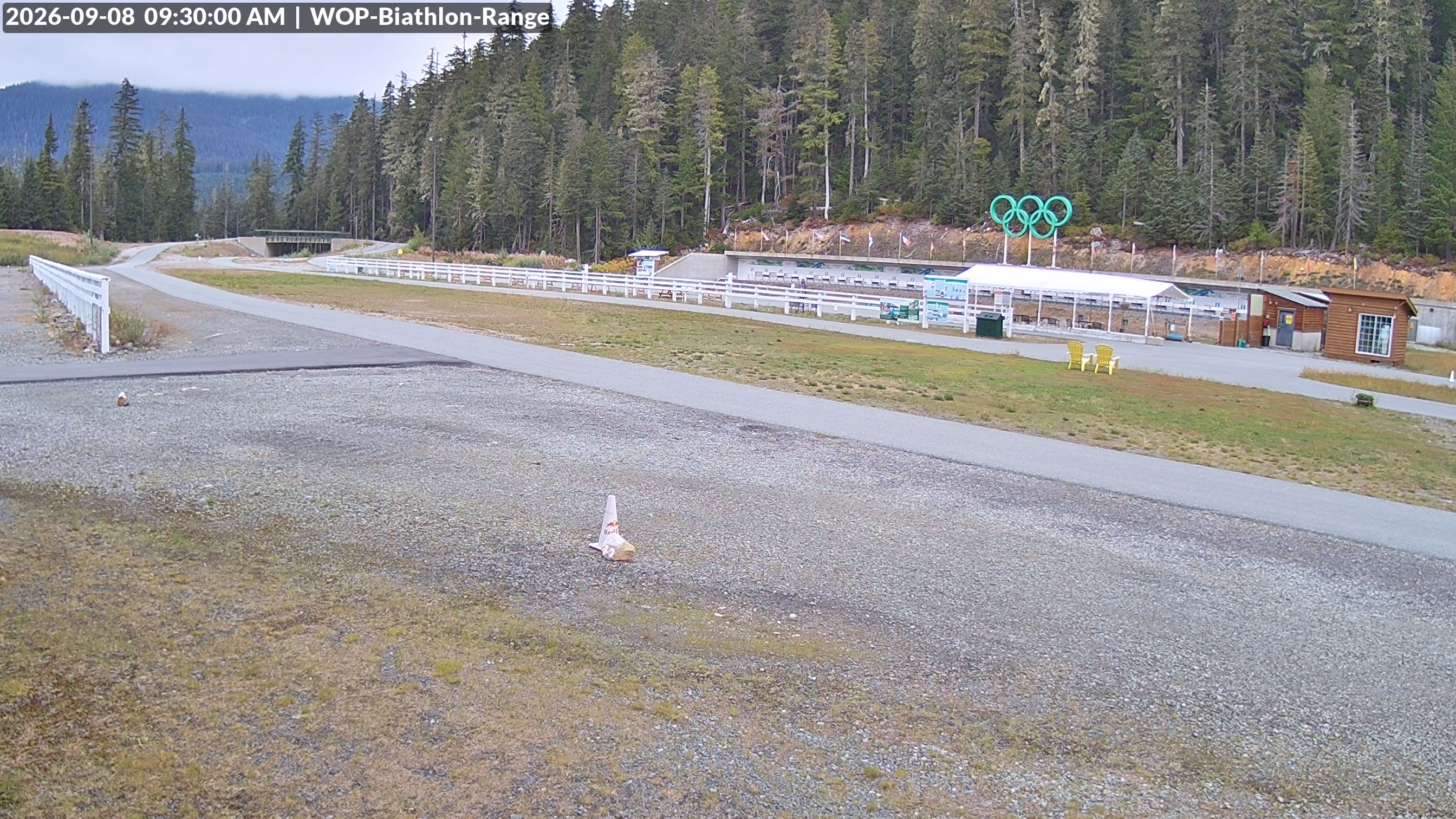 View looking North East to the Olympic Biathlon Range