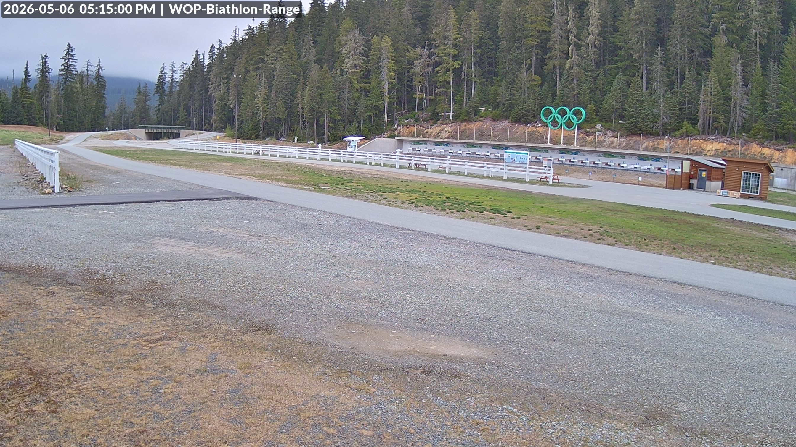 View looking North East to the Olympic Biathlon Range
