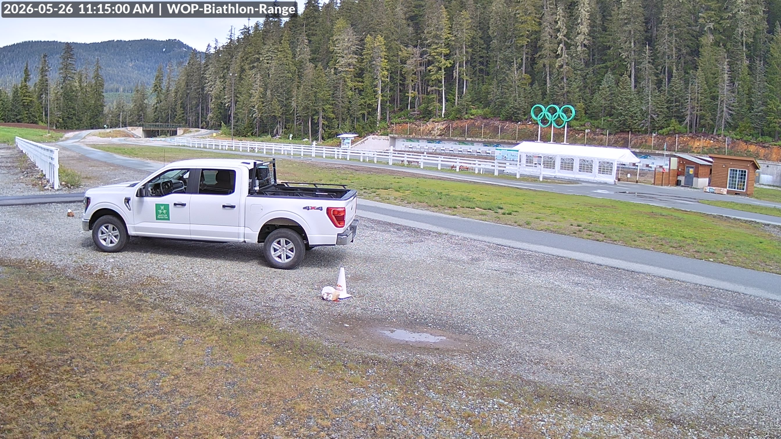 View looking North East to the Olympic Biathlon Range