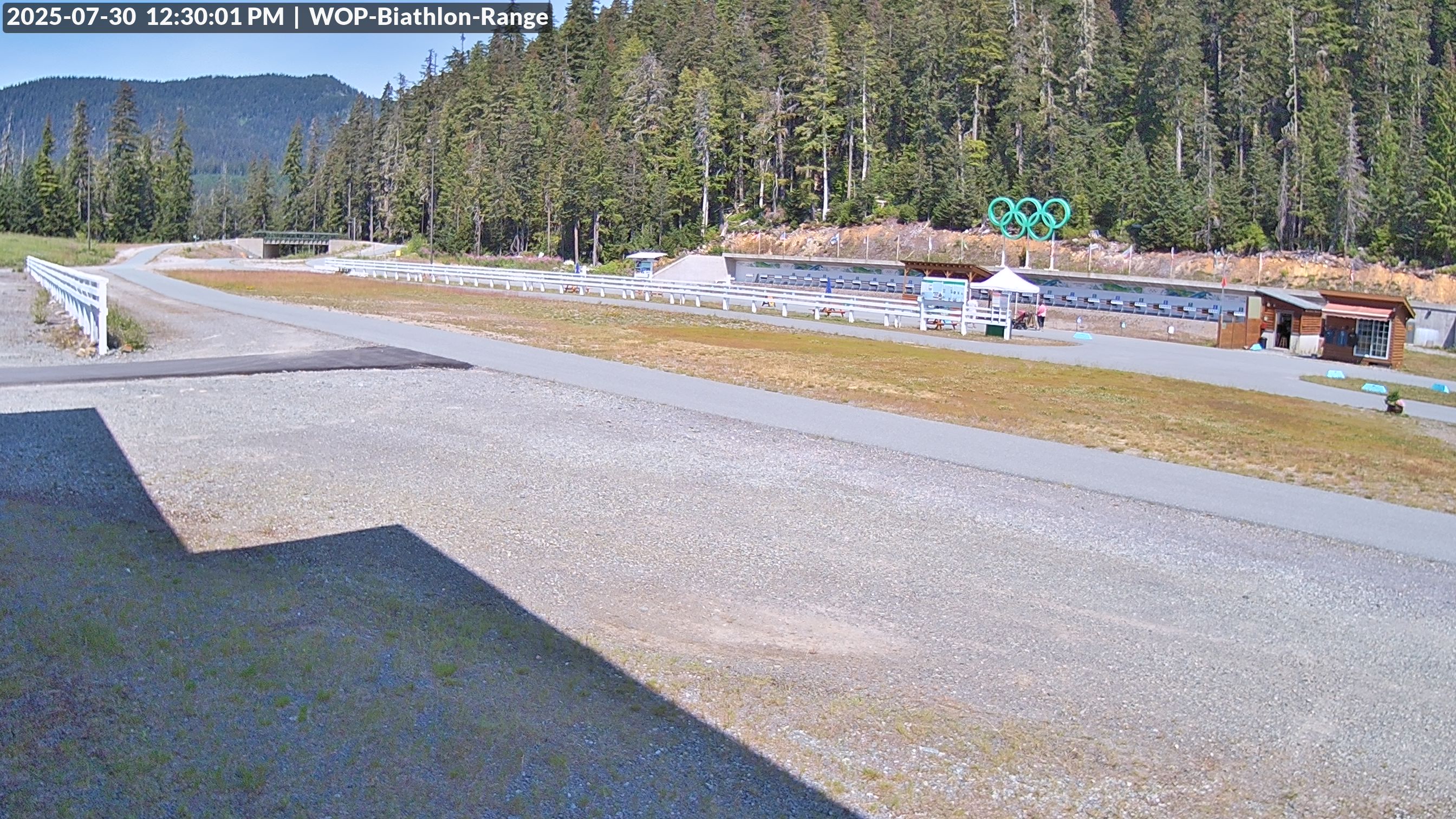 View looking North East to the Olympic Biathlon Range