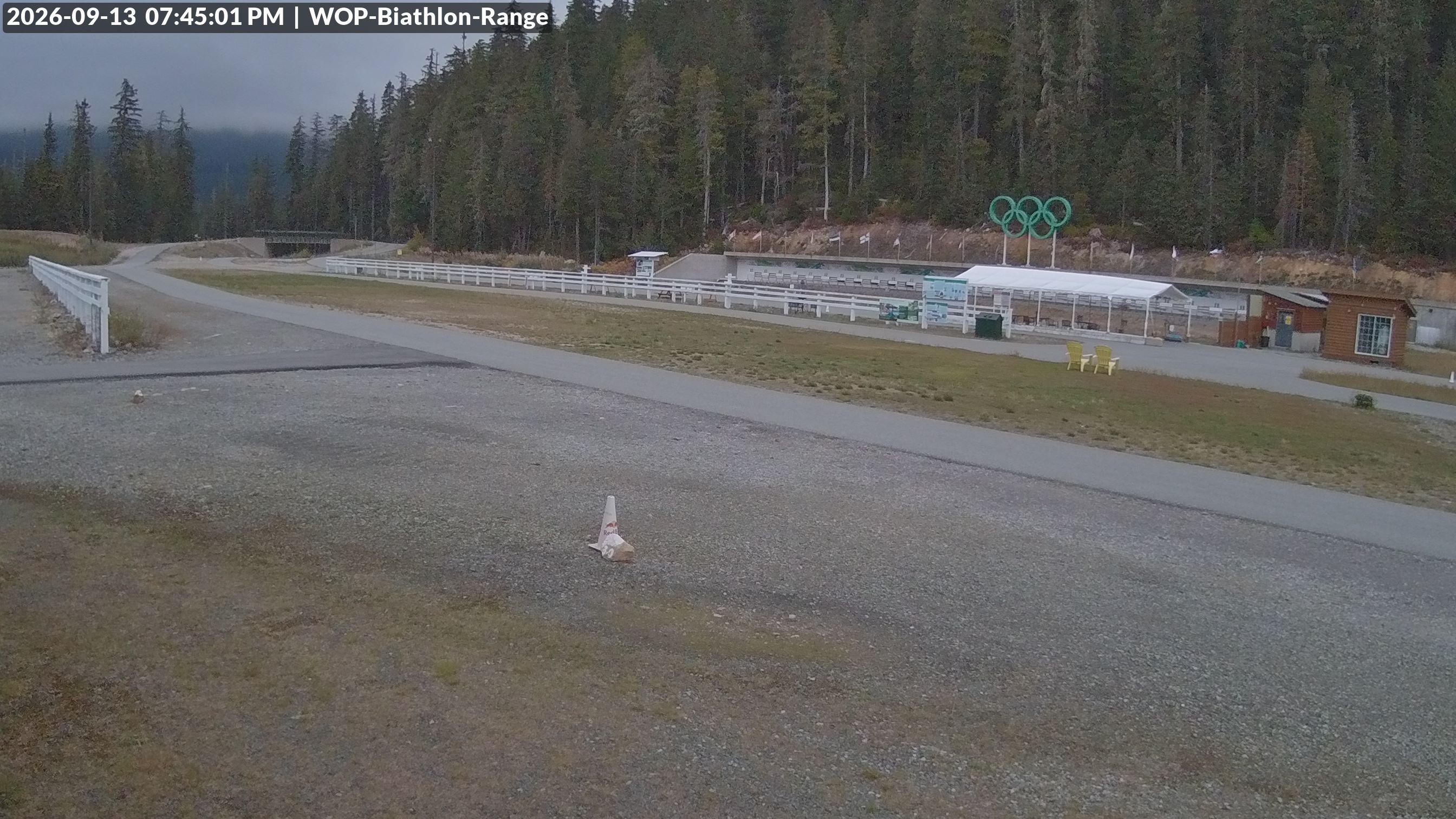 View looking North East to the Olympic Biathlon Range