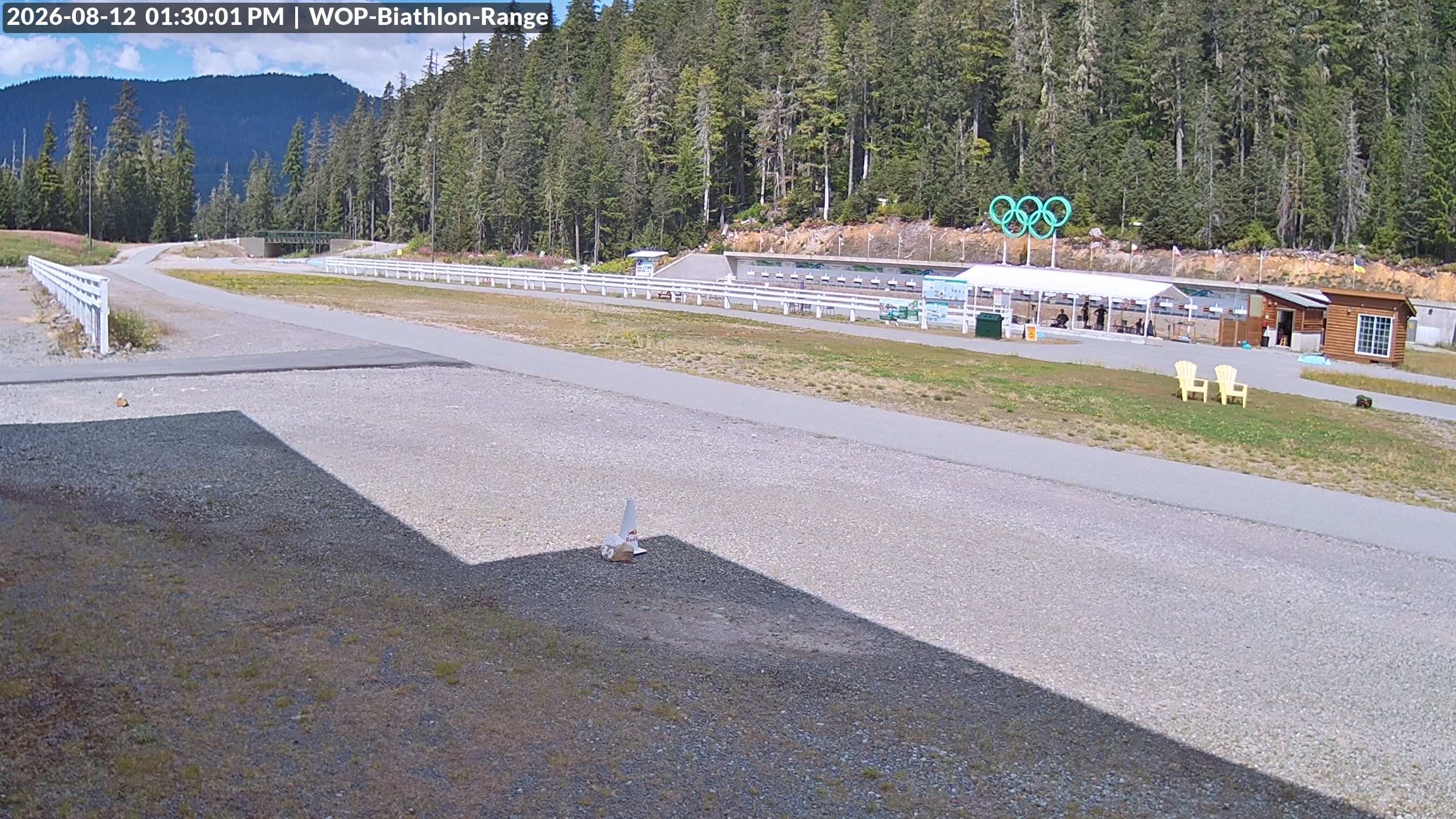 View looking North East to the Olympic Biathlon Range