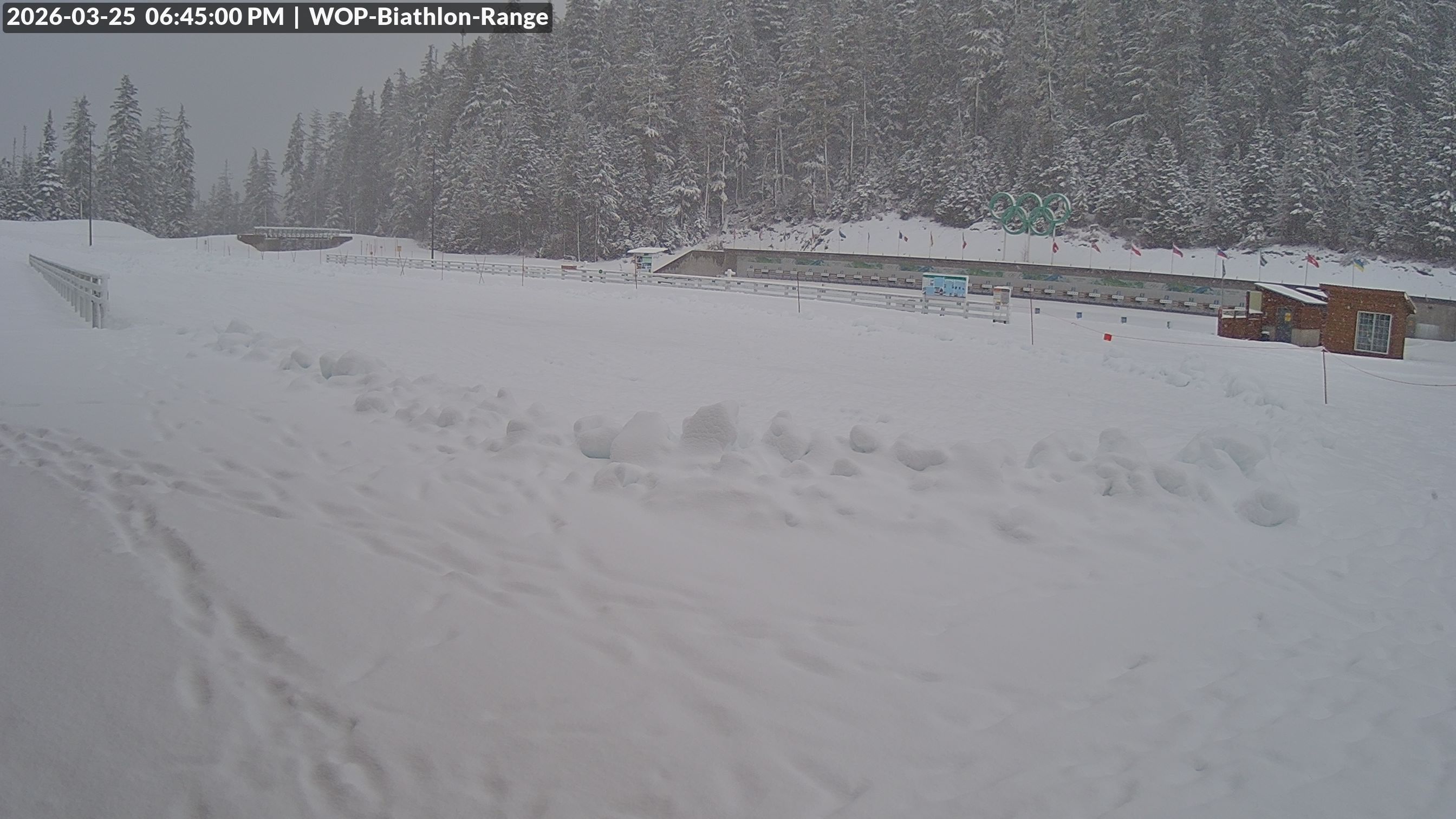 View looking North East to the Olympic Biathlon Range