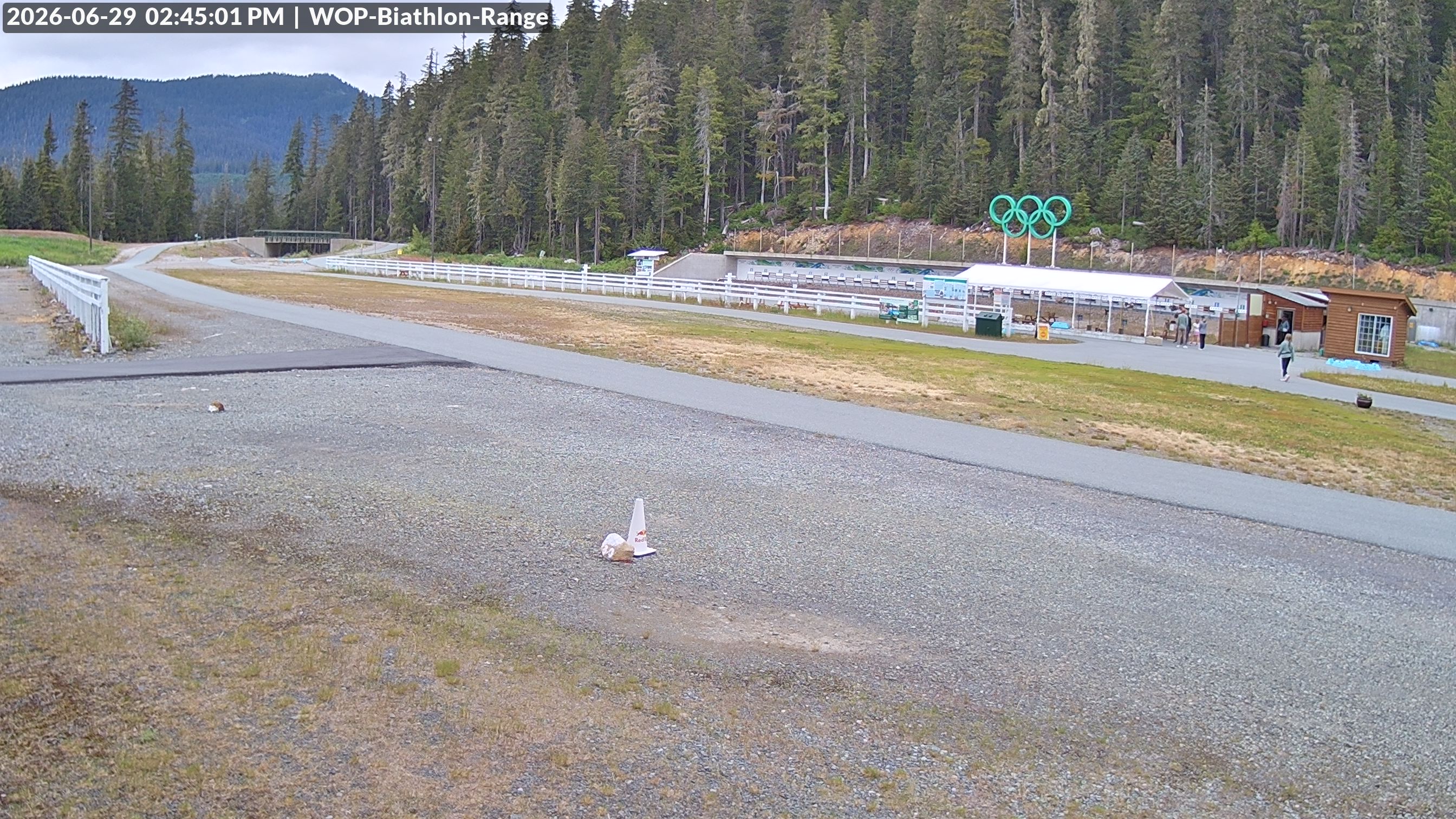 View looking North East to the Olympic Biathlon Range
