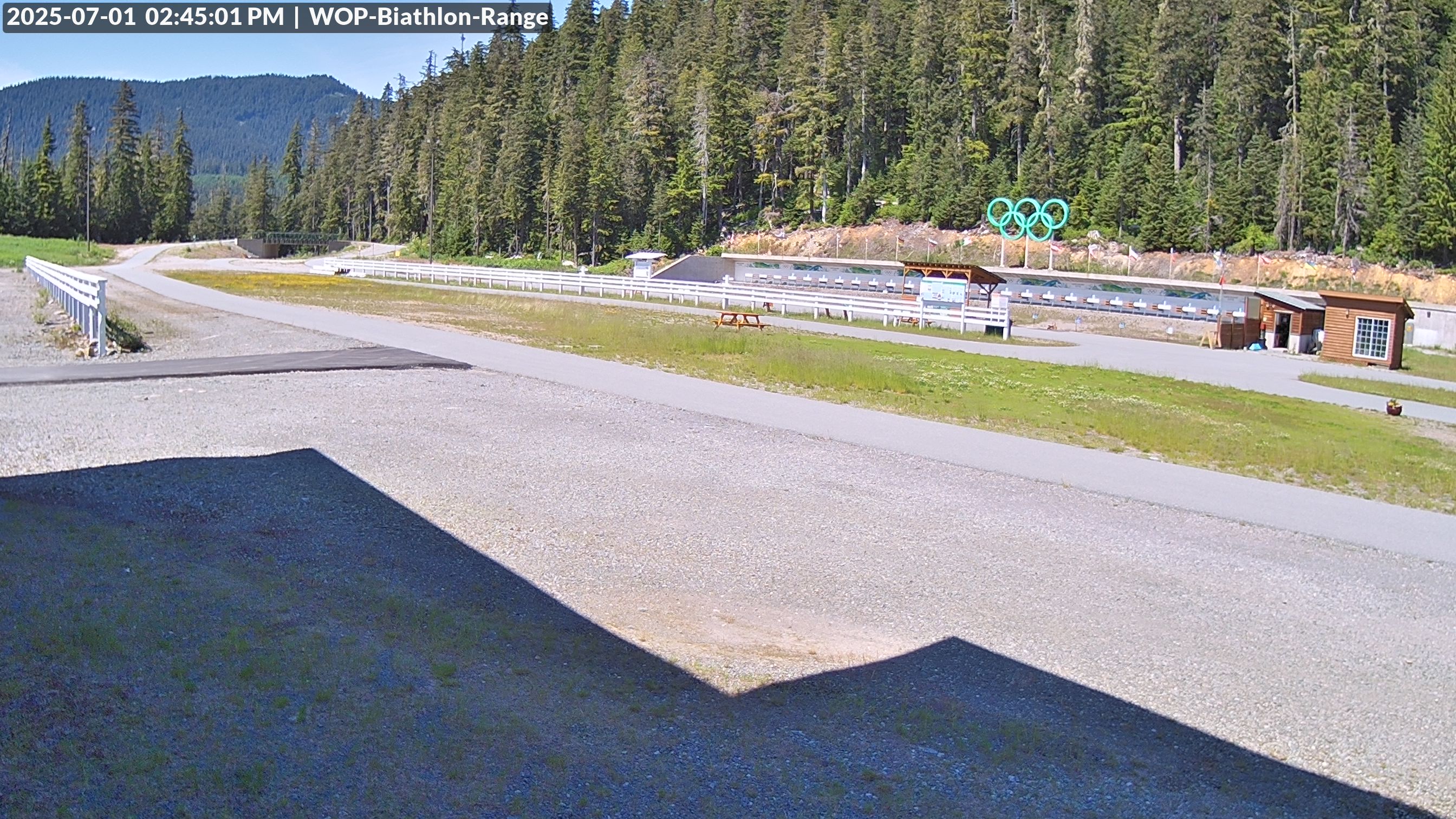 View looking North East to the Olympic Biathlon Range