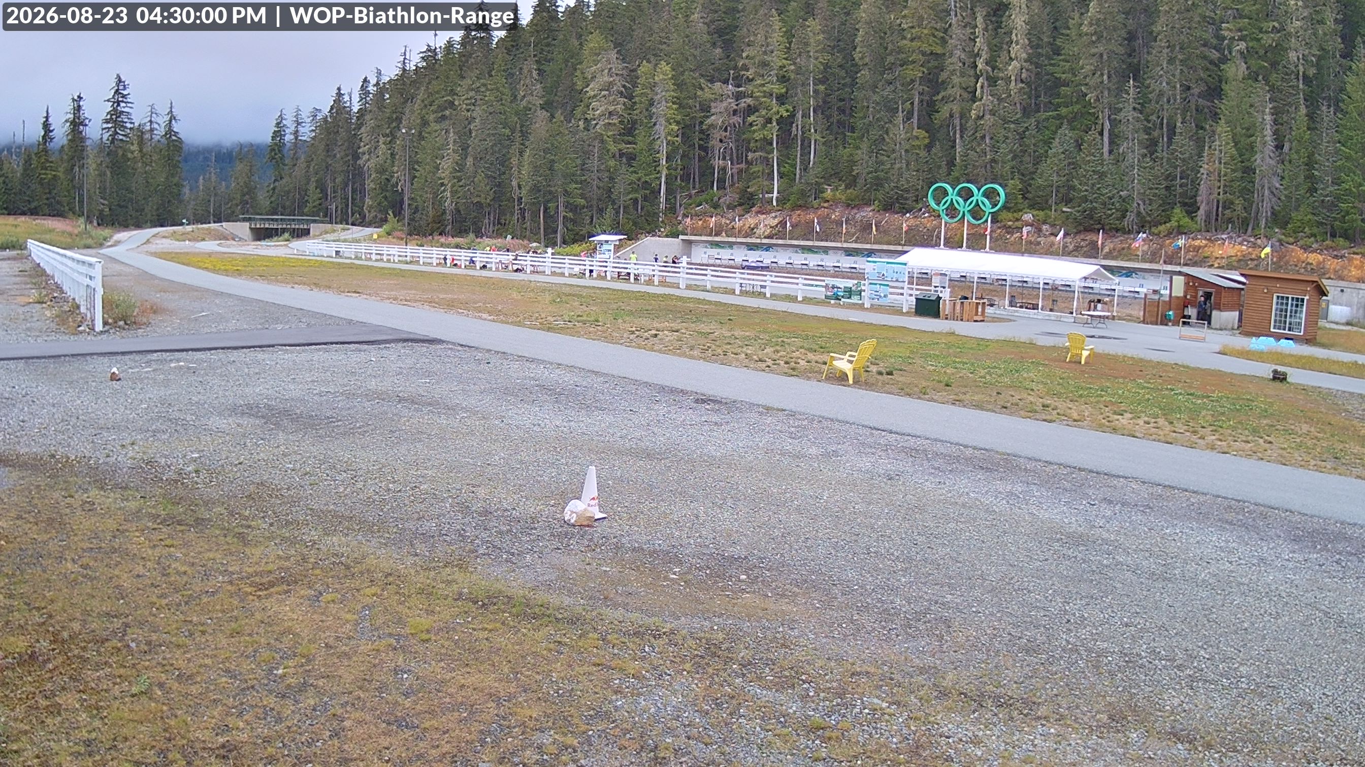 View looking North East to the Olympic Biathlon Range