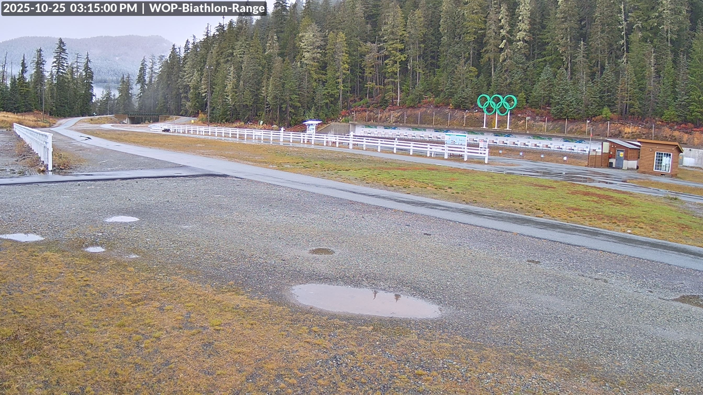 View looking North East to the Olympic Biathlon Range