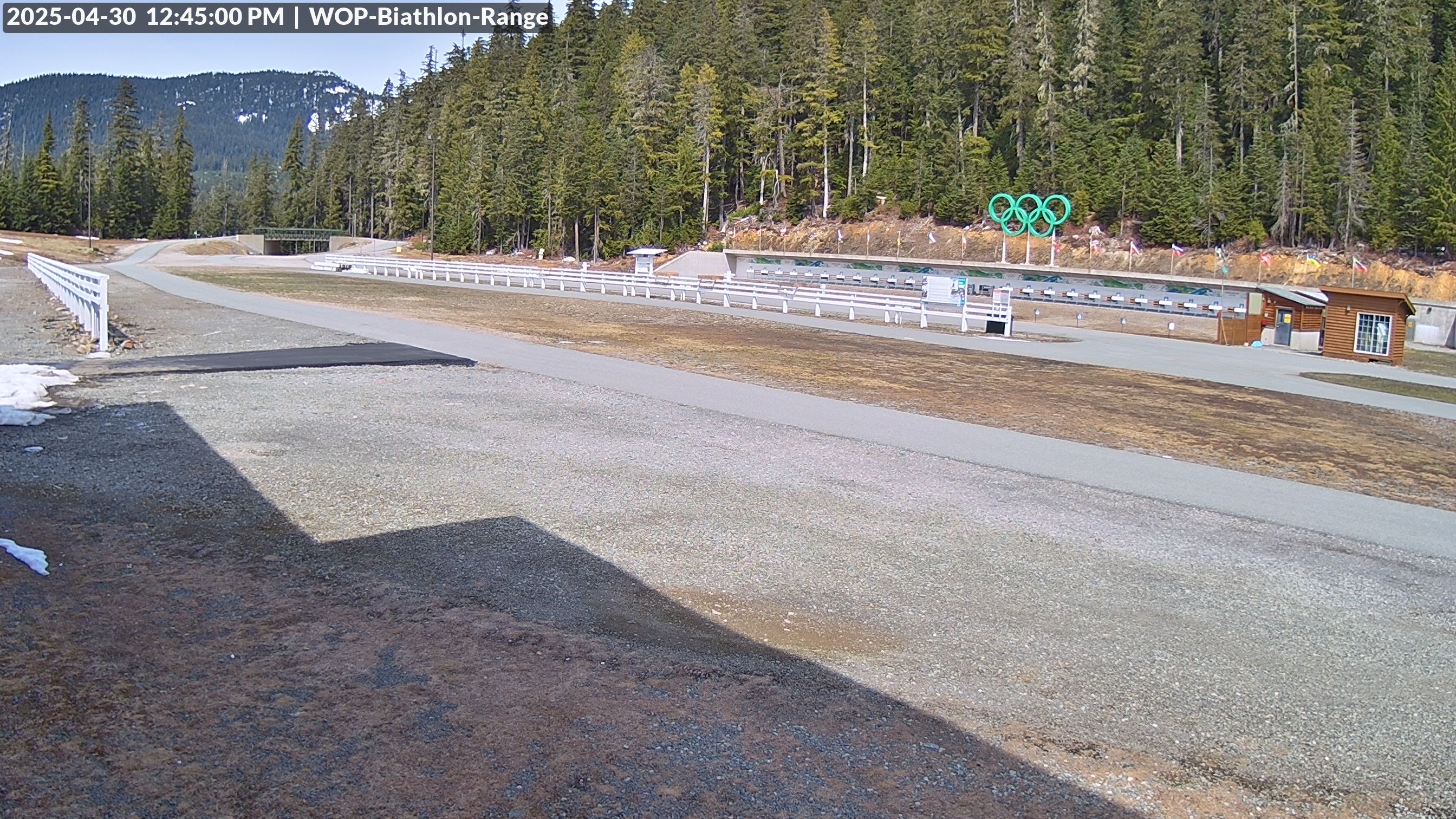 View looking North East to the Olympic Biathlon Range