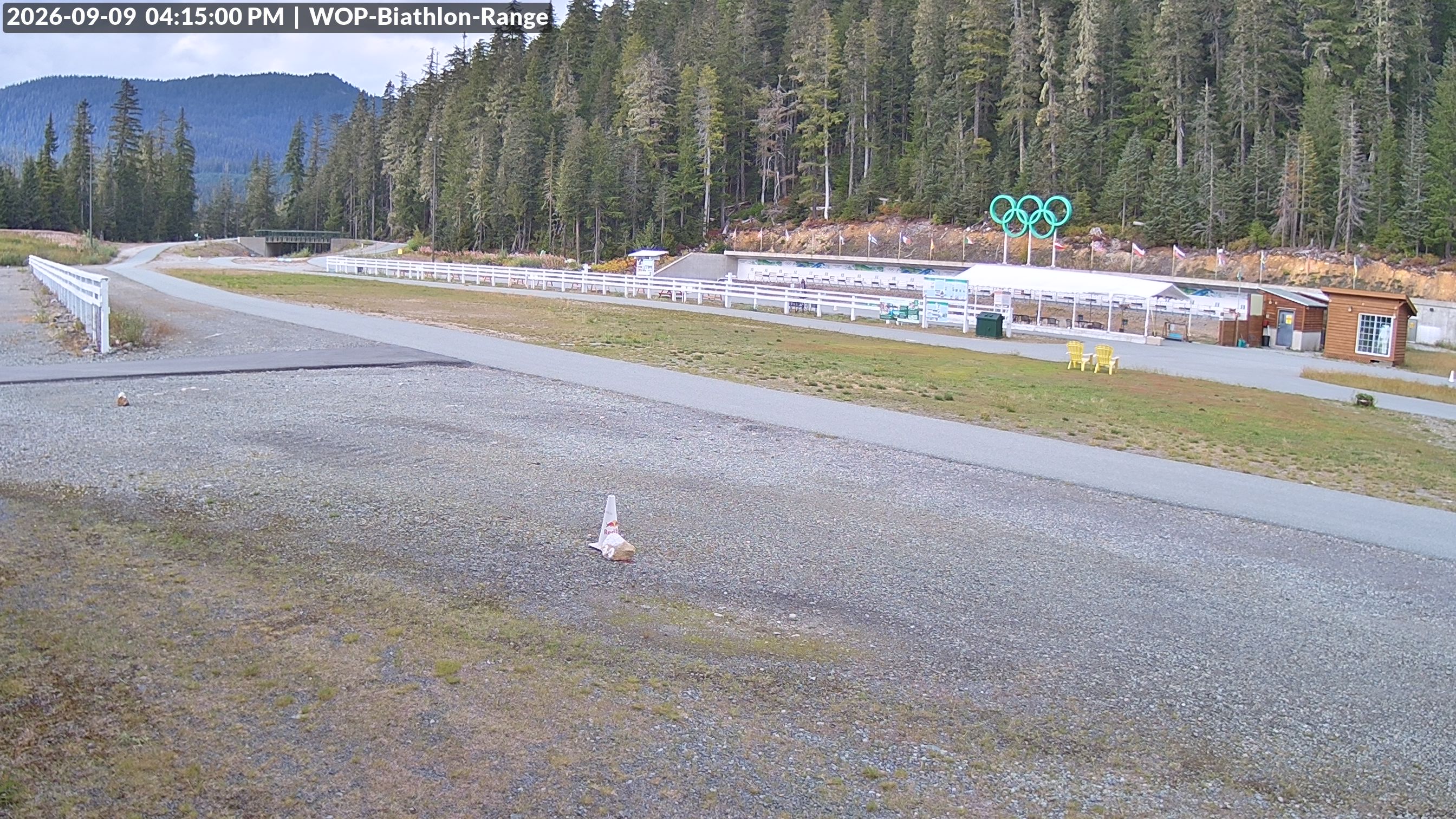 View looking North East to the Olympic Biathlon Range