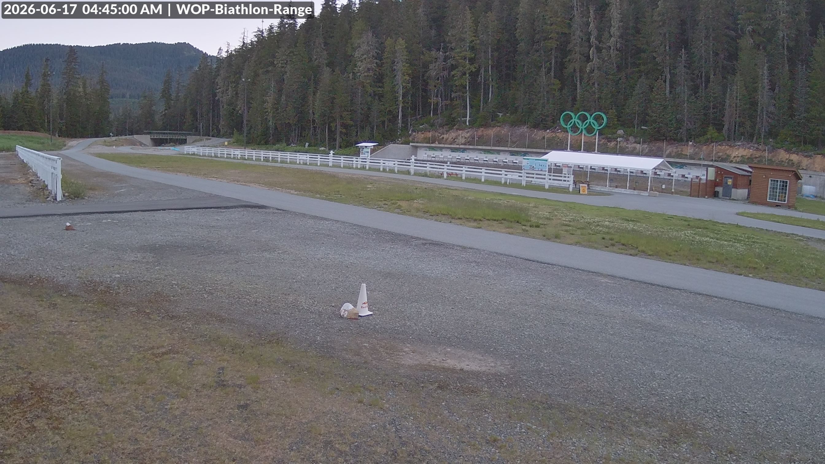 View looking North East to the Olympic Biathlon Range