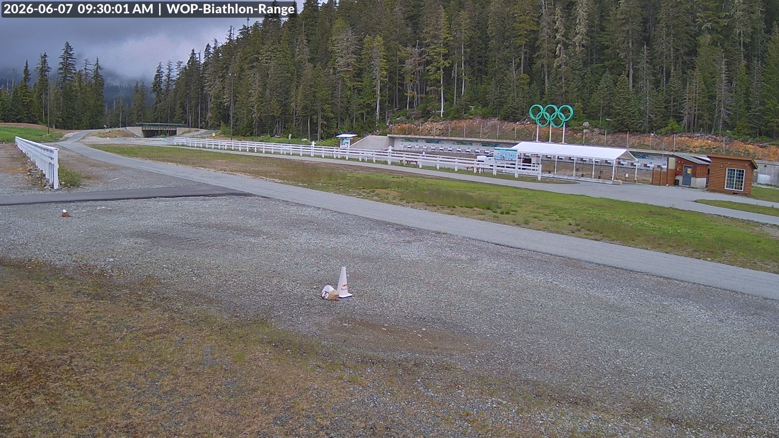 View looking North East to the Olympic Biathlon Range