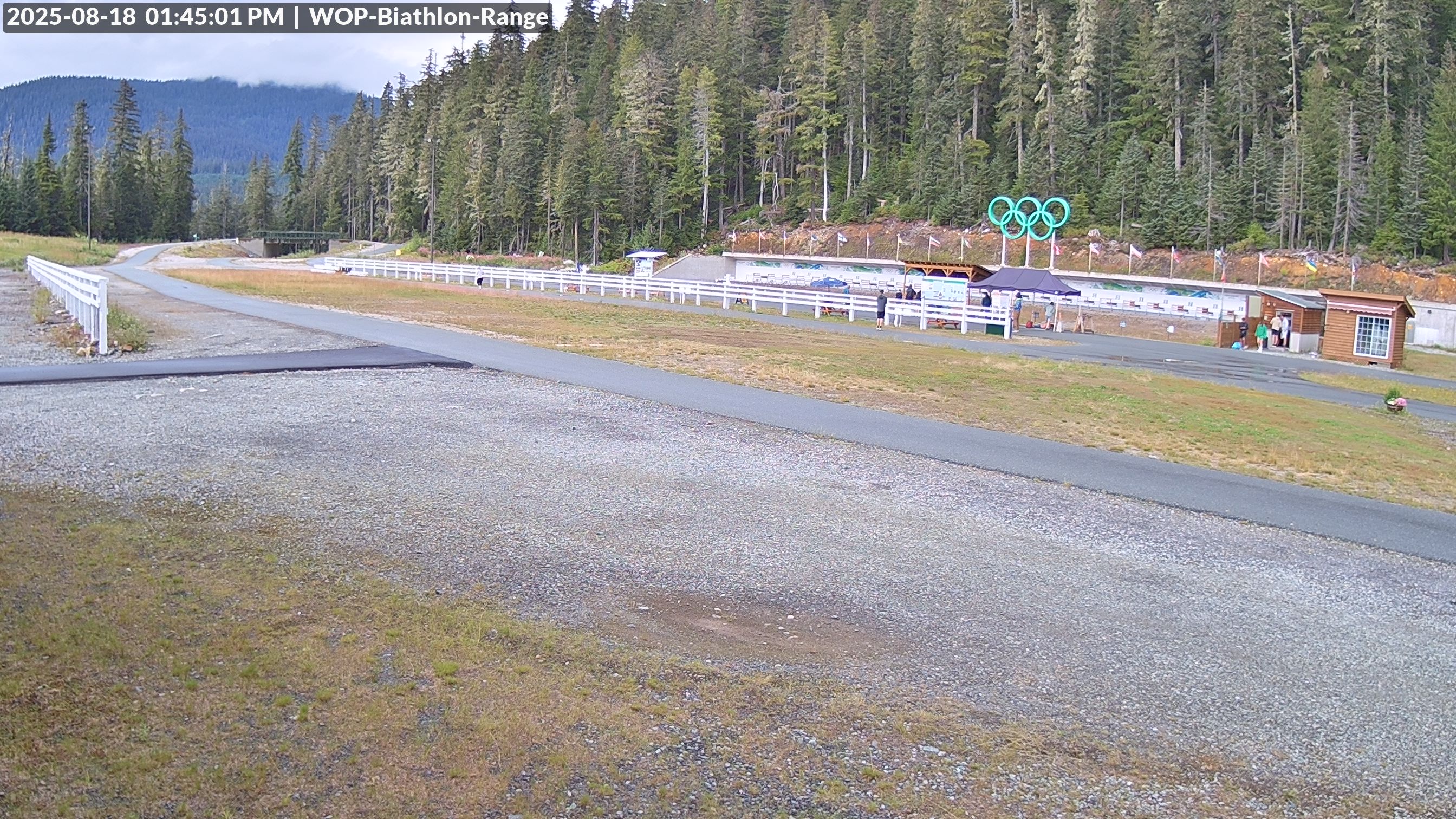 View looking North East to the Olympic Biathlon Range
