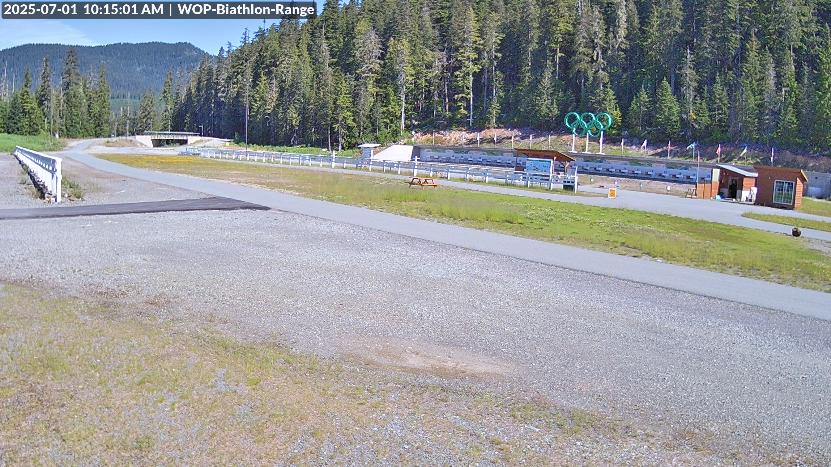 View looking North East to the Olympic Biathlon Range