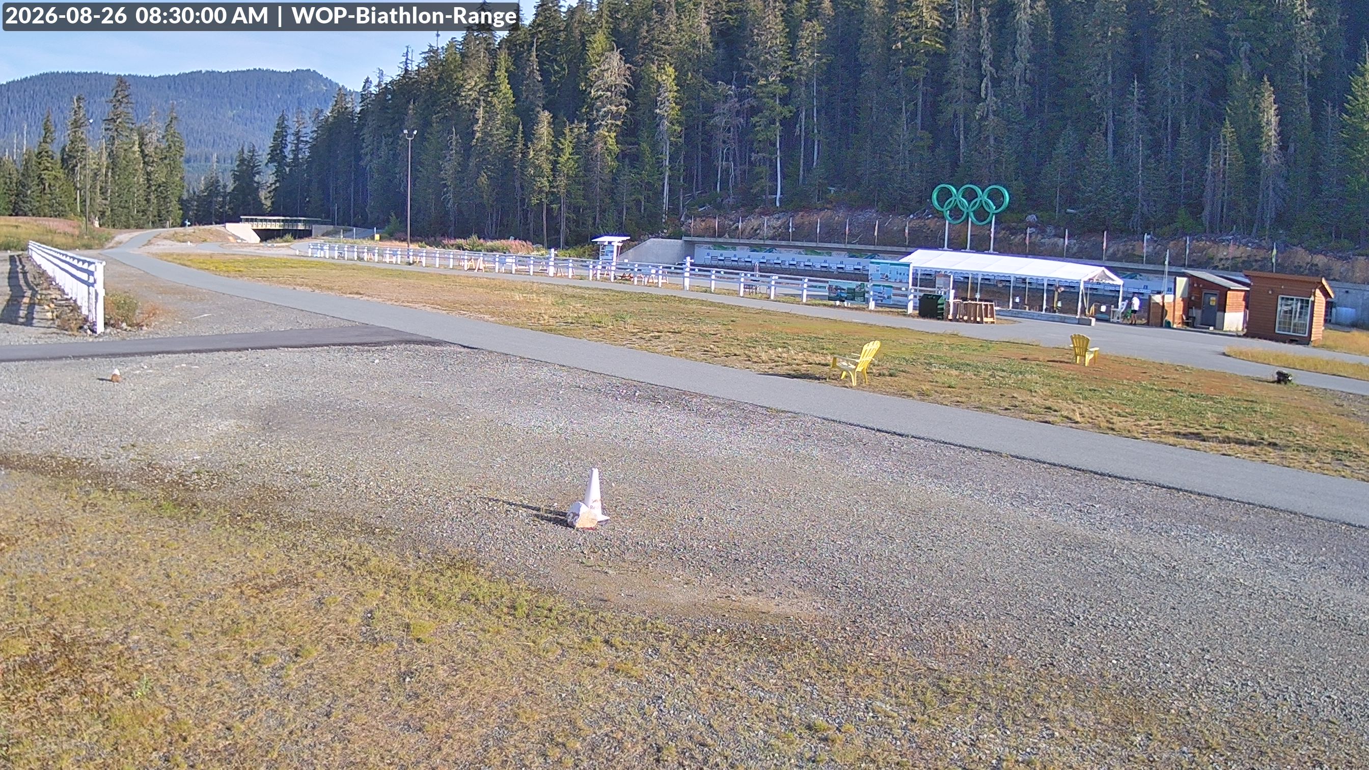 View looking North East to the Olympic Biathlon Range