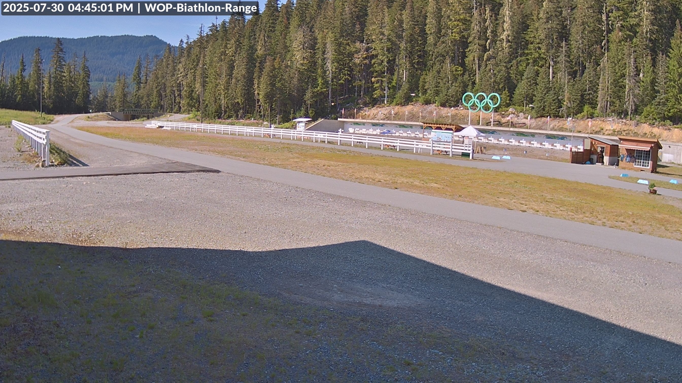 View looking North East to the Olympic Biathlon Range