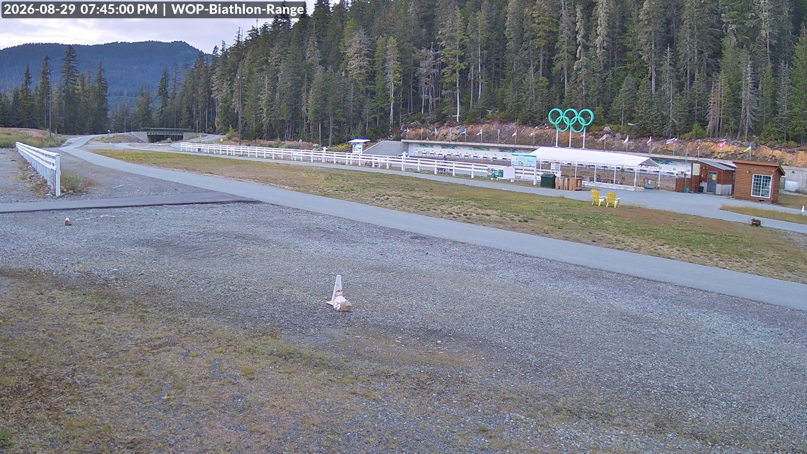 View looking North East to the Olympic Biathlon Range