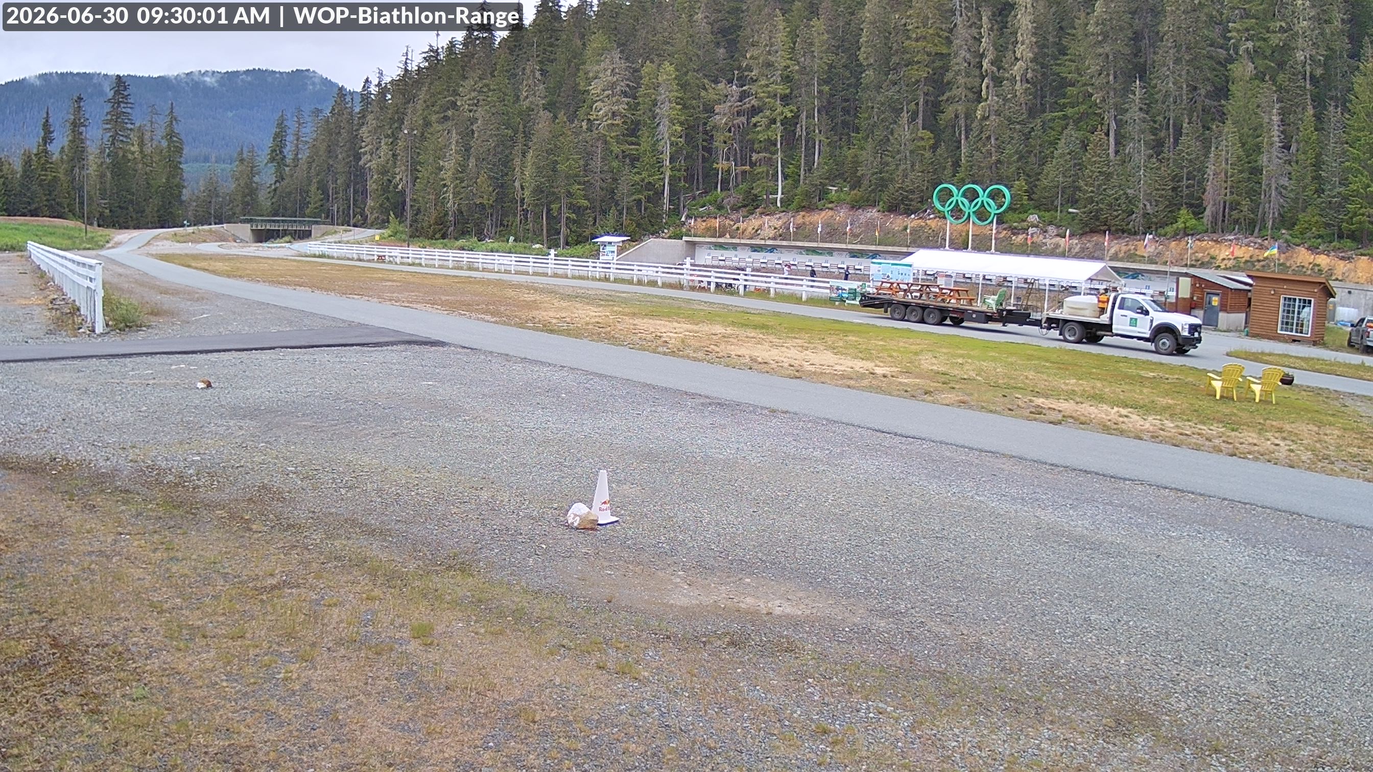 View looking North East to the Olympic Biathlon Range