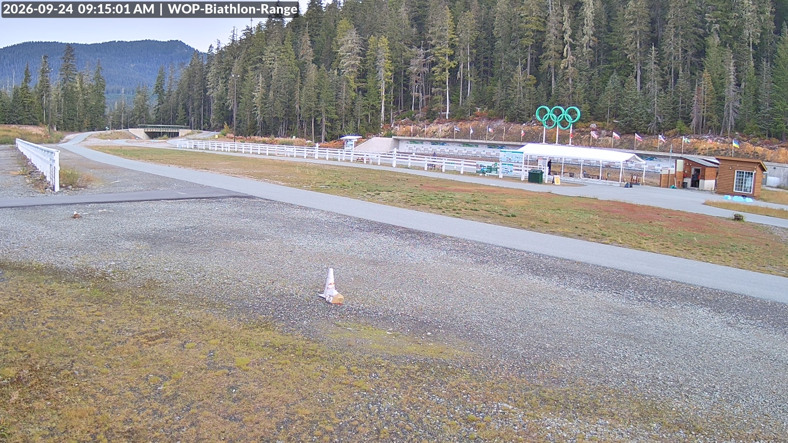 View looking North East to the Olympic Biathlon Range
