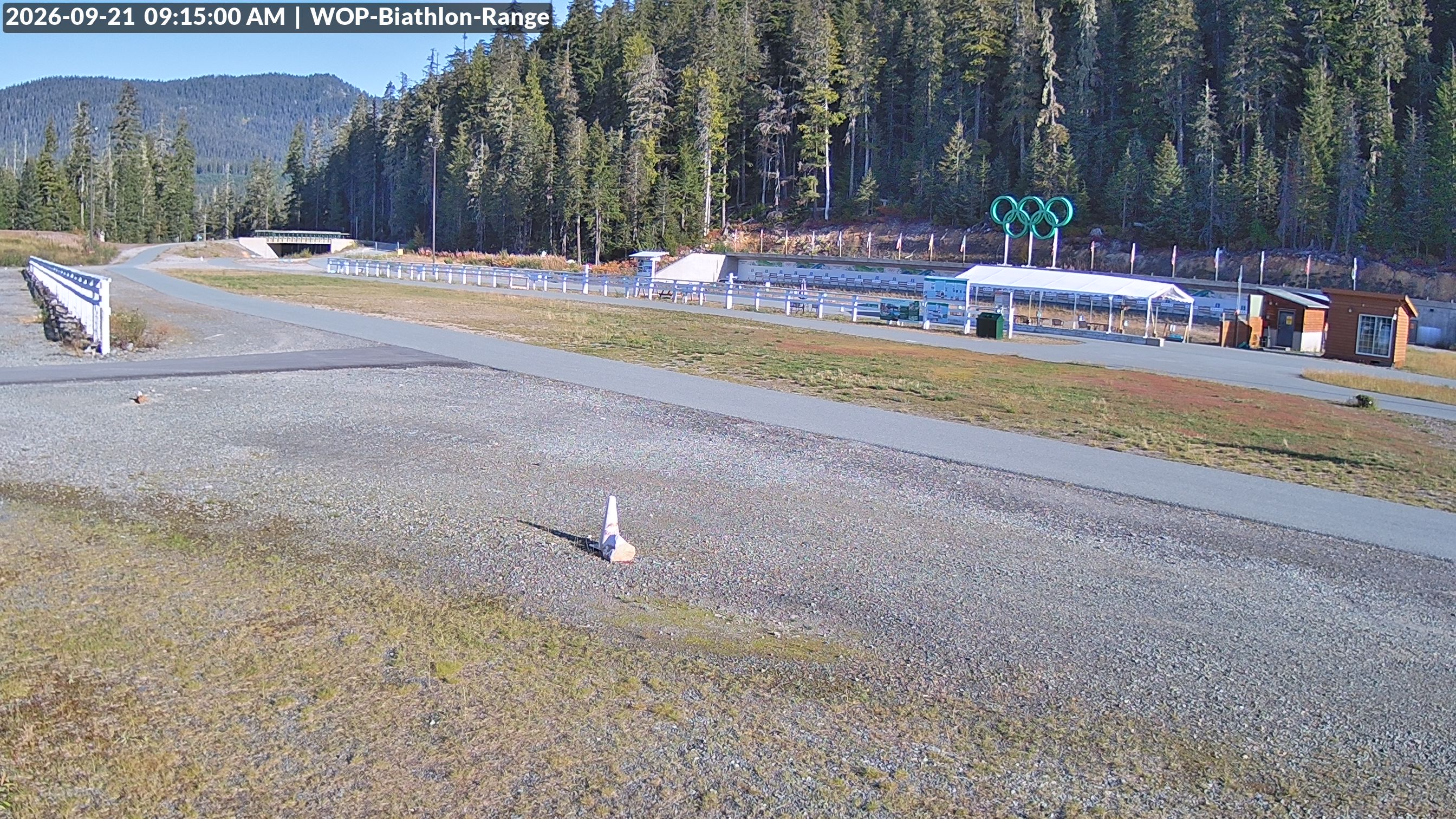 View looking North East to the Olympic Biathlon Range