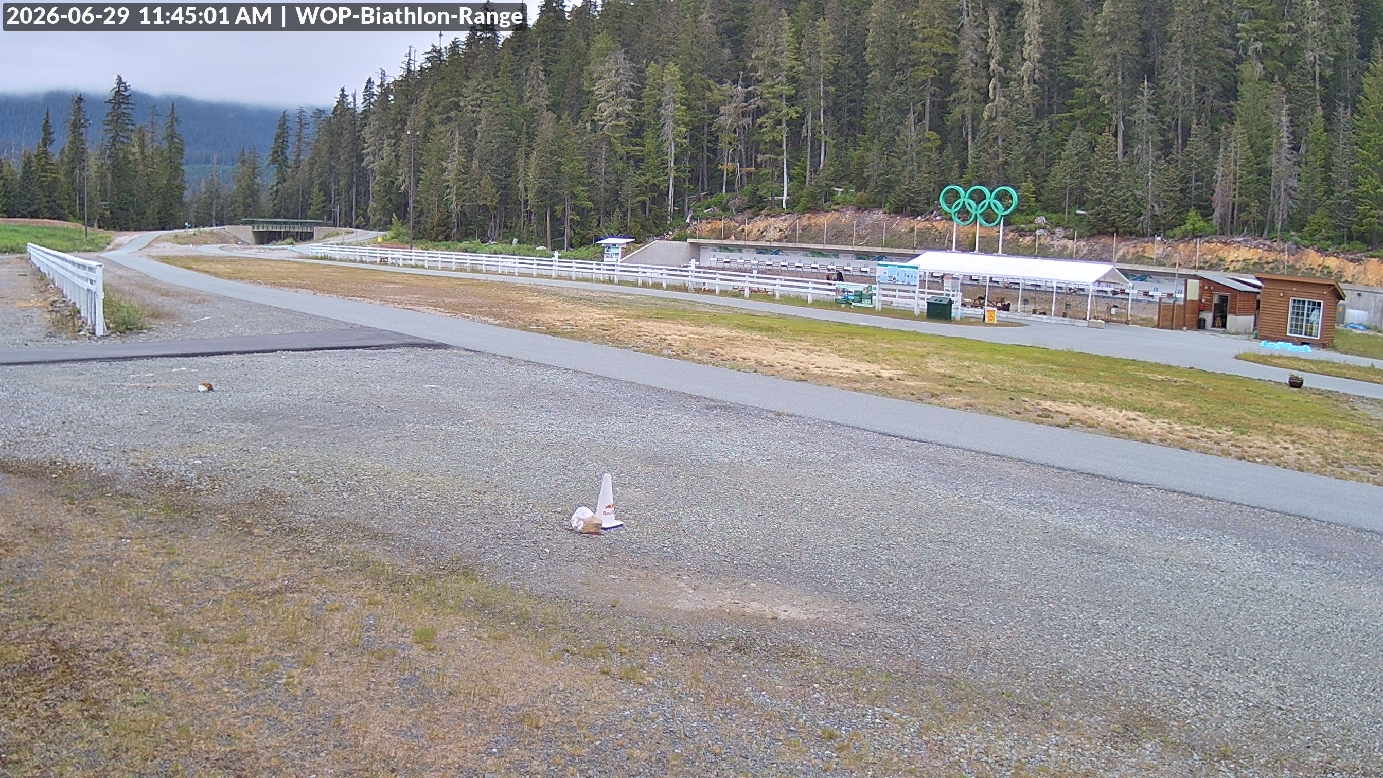 View looking North East to the Olympic Biathlon Range