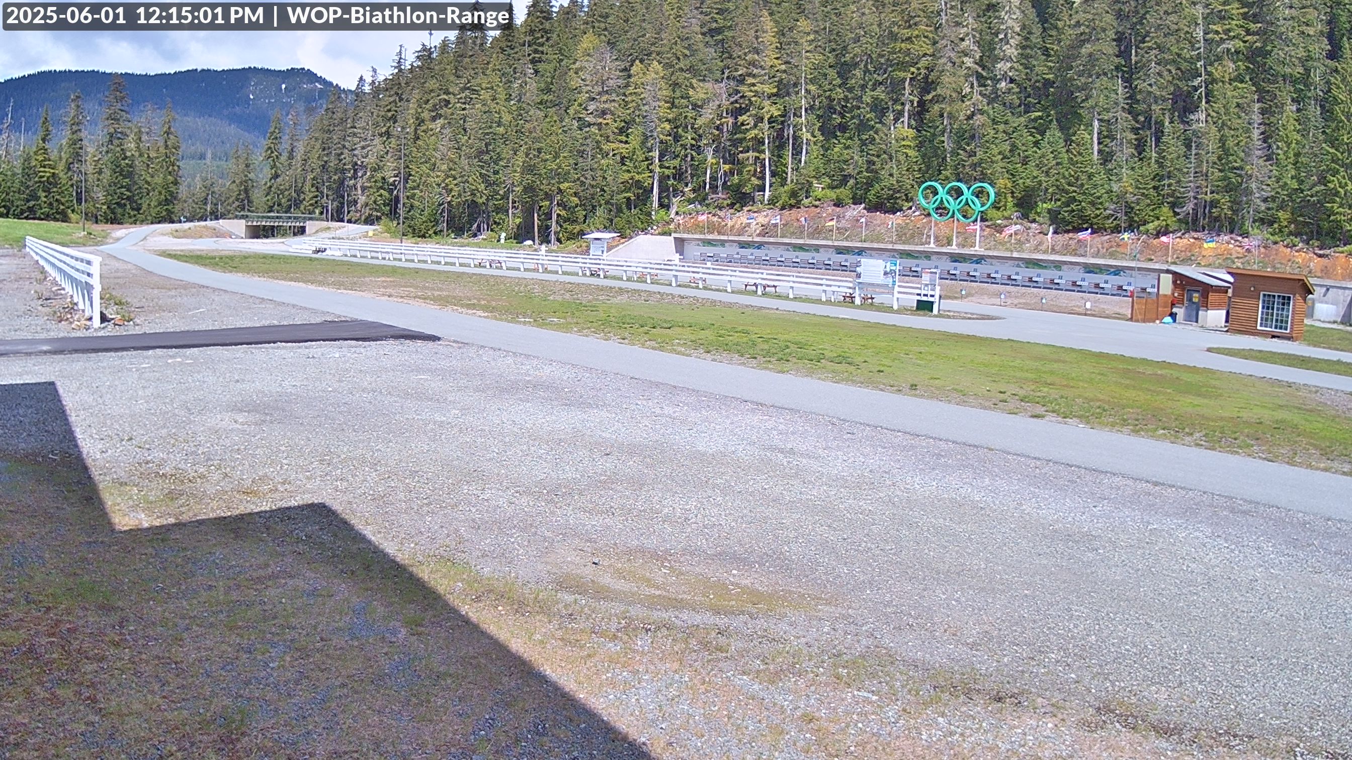 View looking North East to the Olympic Biathlon Range