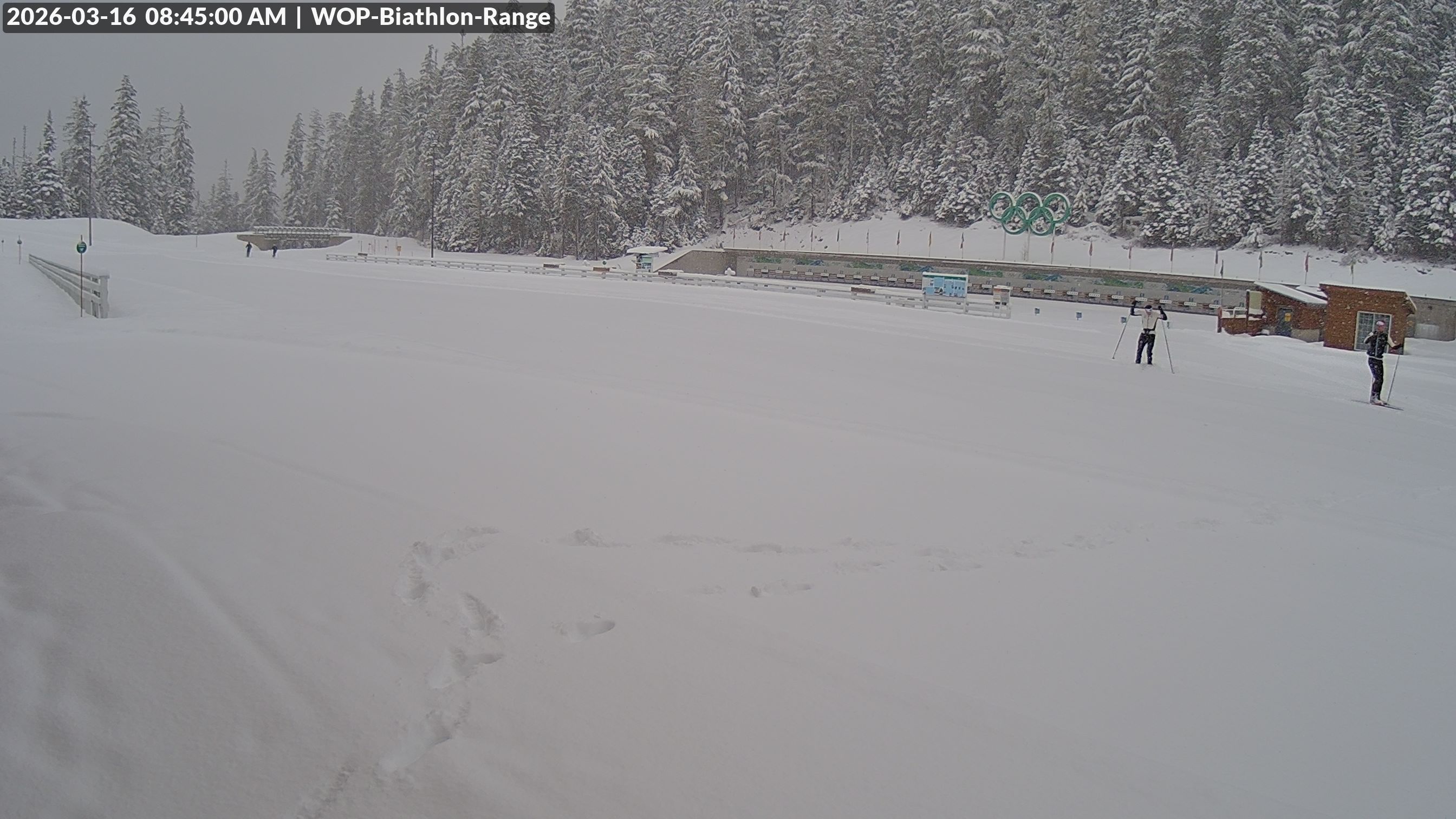 View looking North East to the Olympic Biathlon Range