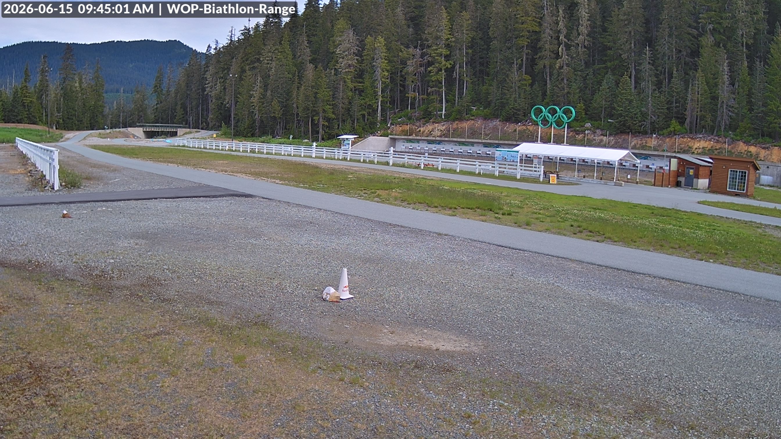 View looking North East to the Olympic Biathlon Range