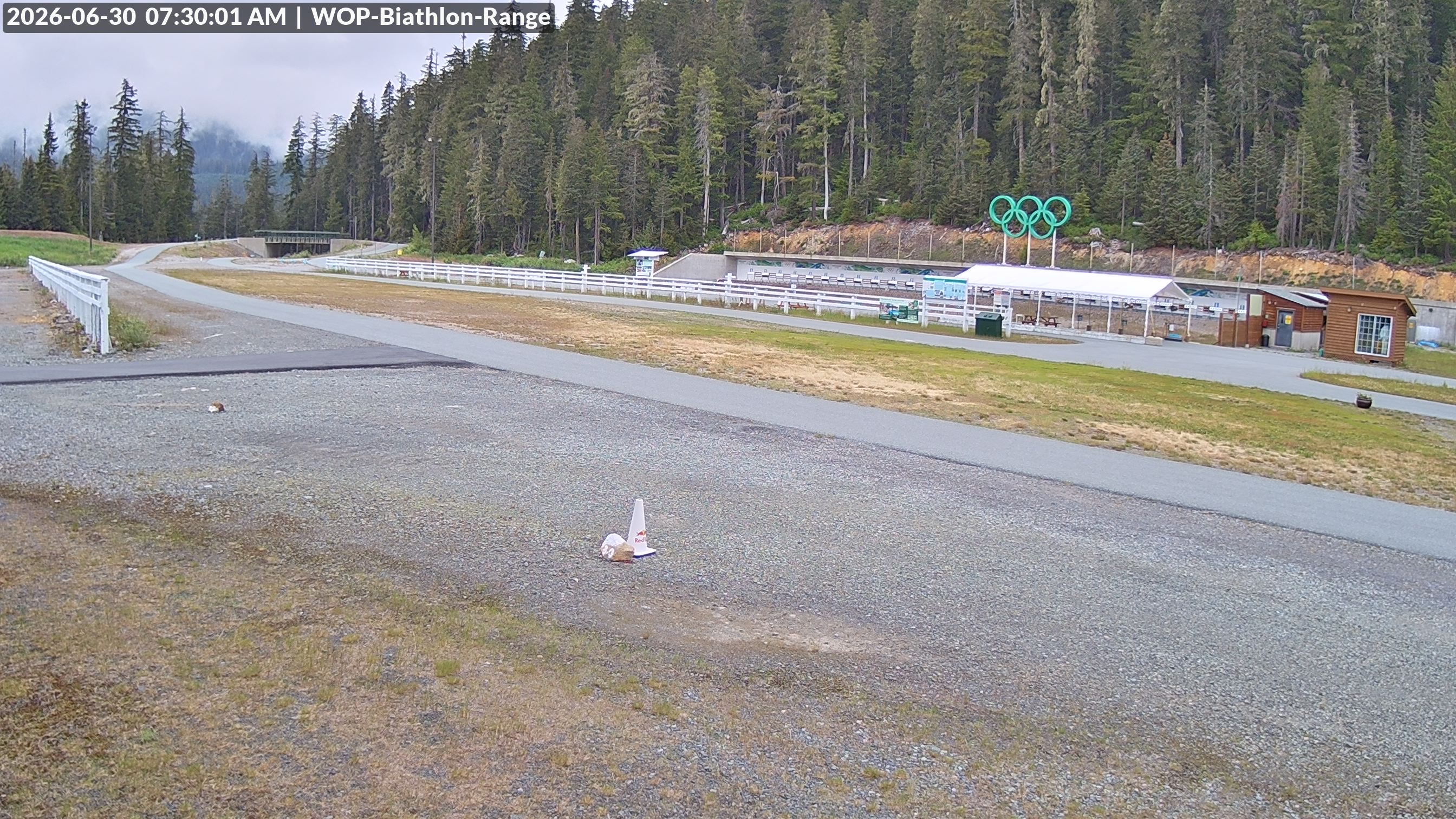 View looking North East to the Olympic Biathlon Range