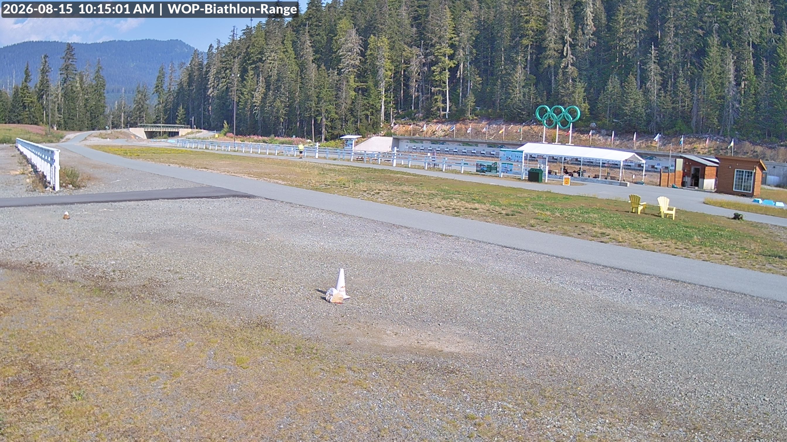 View looking North East to the Olympic Biathlon Range