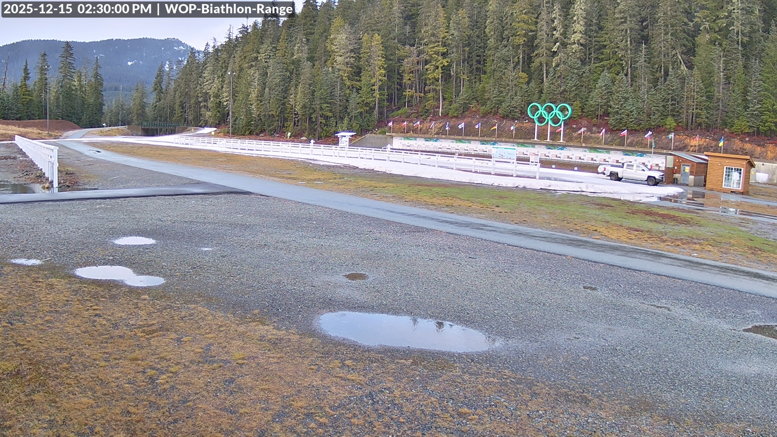View looking North East to the Olympic Biathlon Range