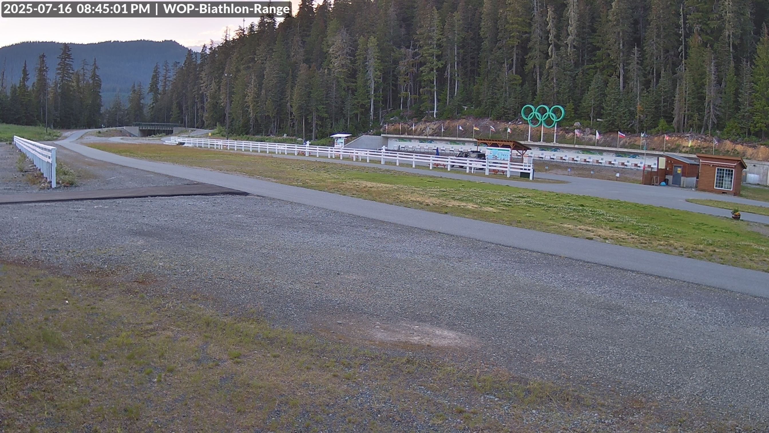 View looking North East to the Olympic Biathlon Range