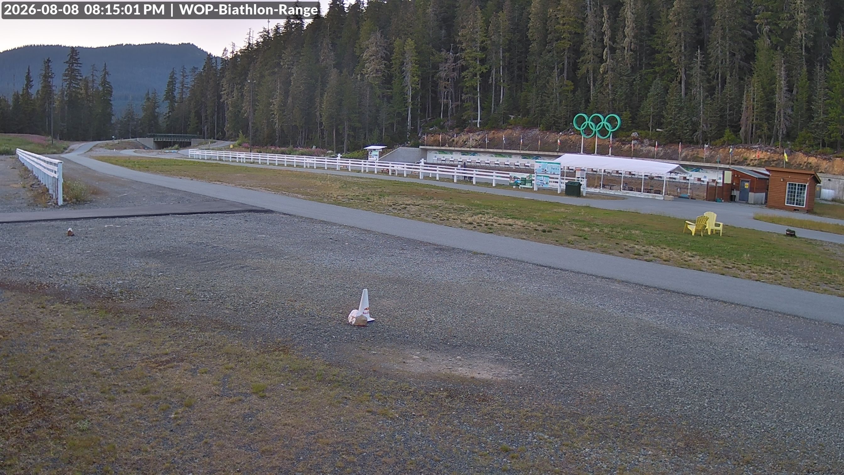 View looking North East to the Olympic Biathlon Range