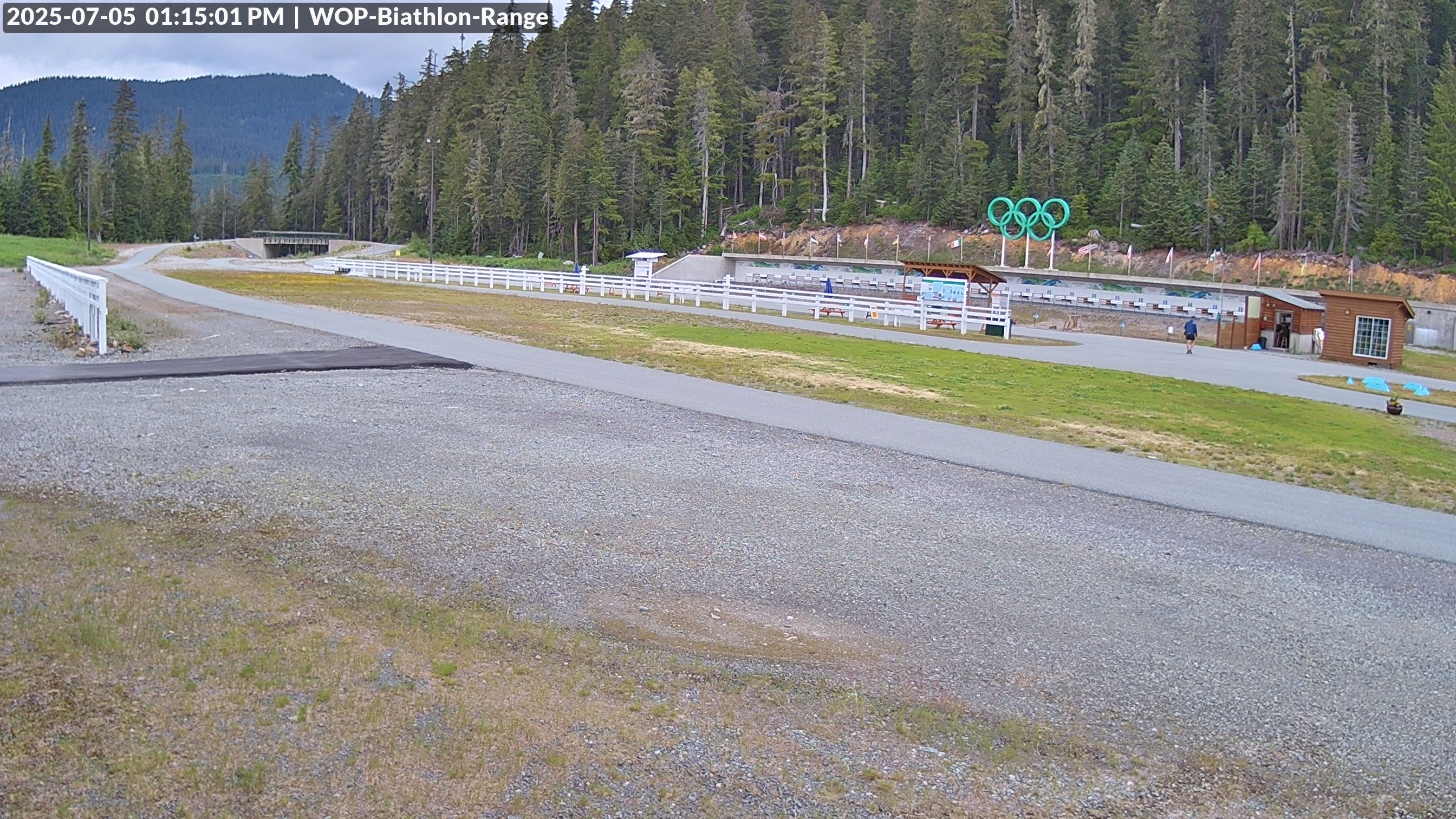 View looking North East to the Olympic Biathlon Range