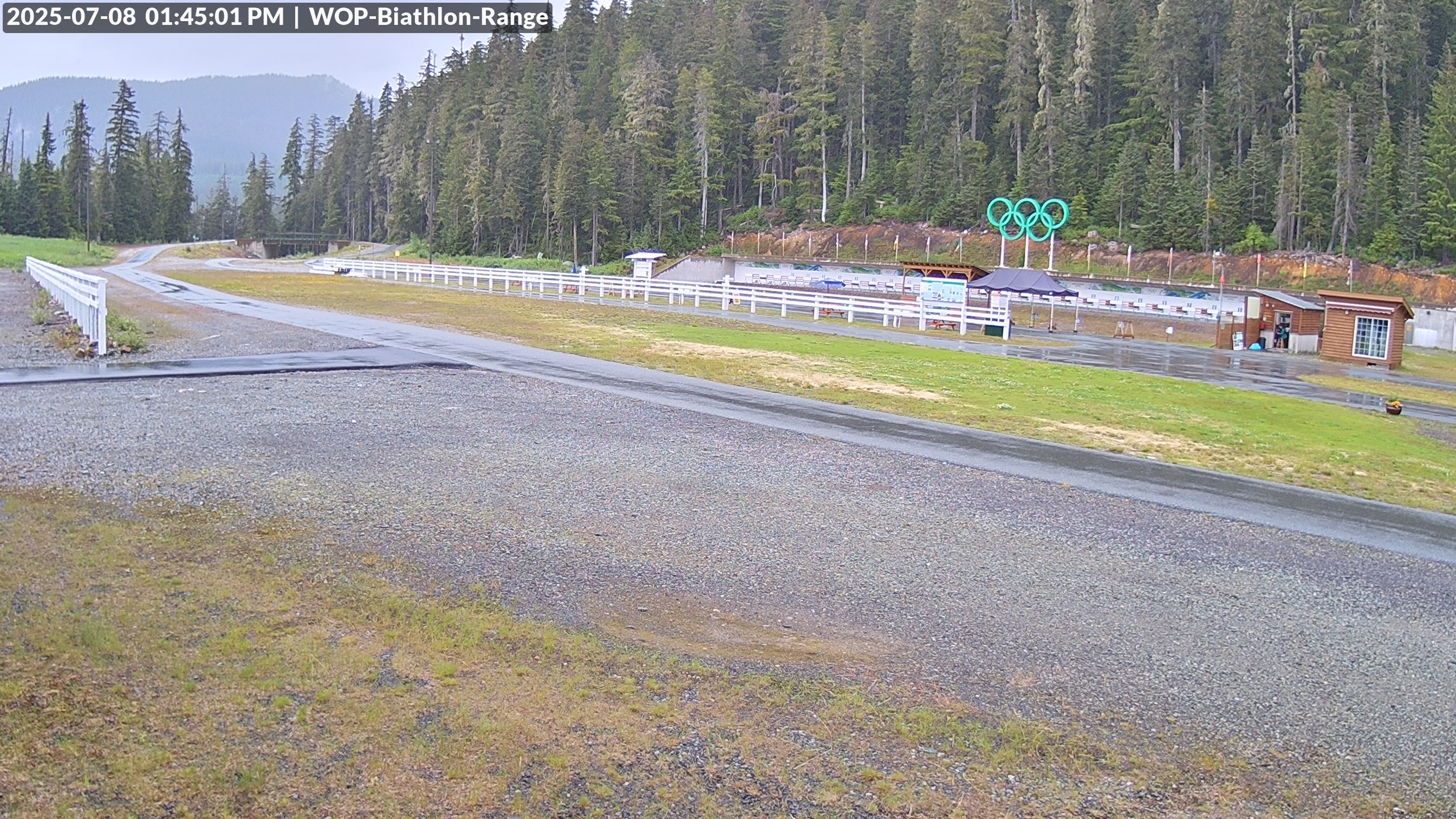 View looking North East to the Olympic Biathlon Range