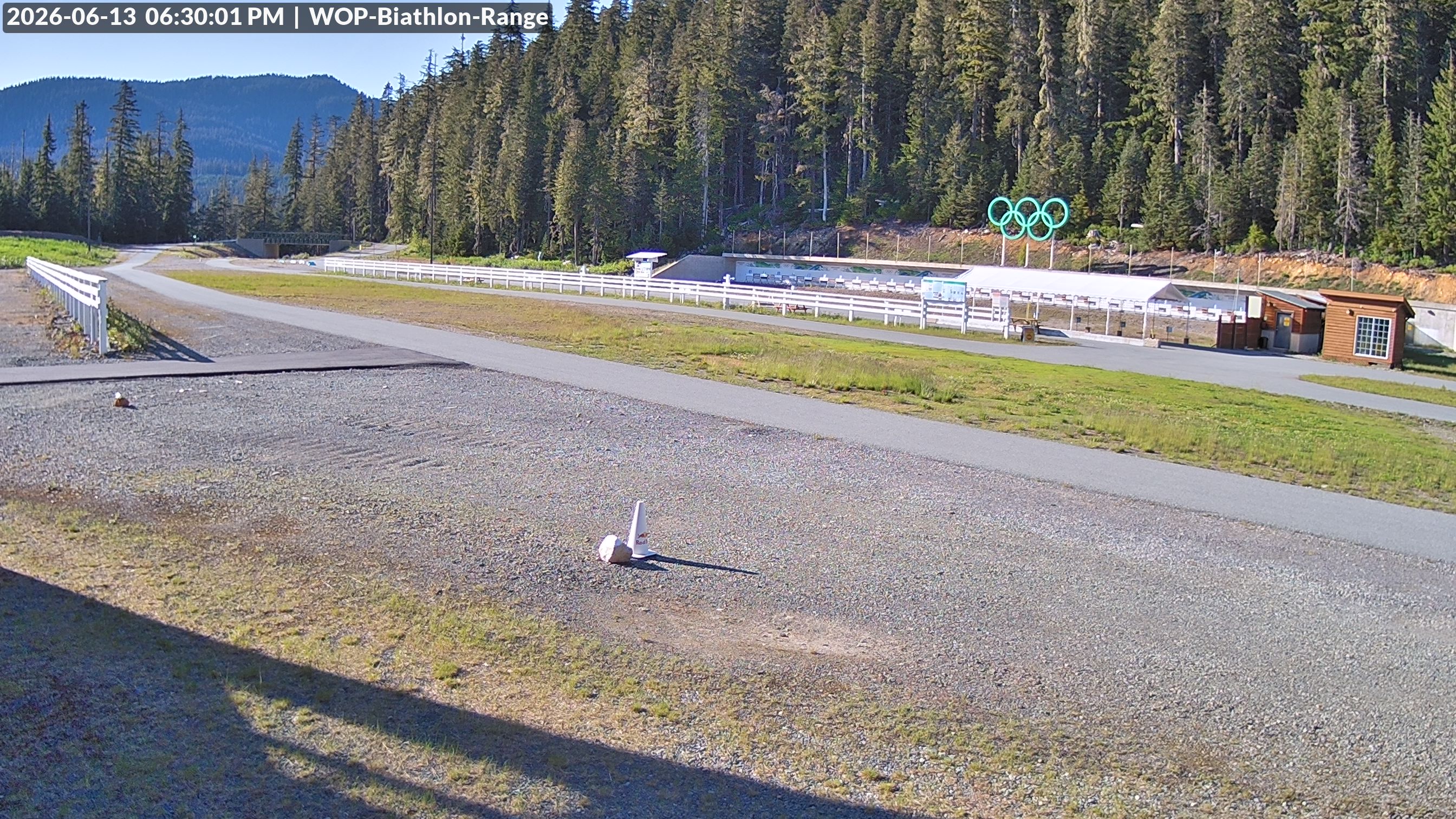 View looking North East to the Olympic Biathlon Range